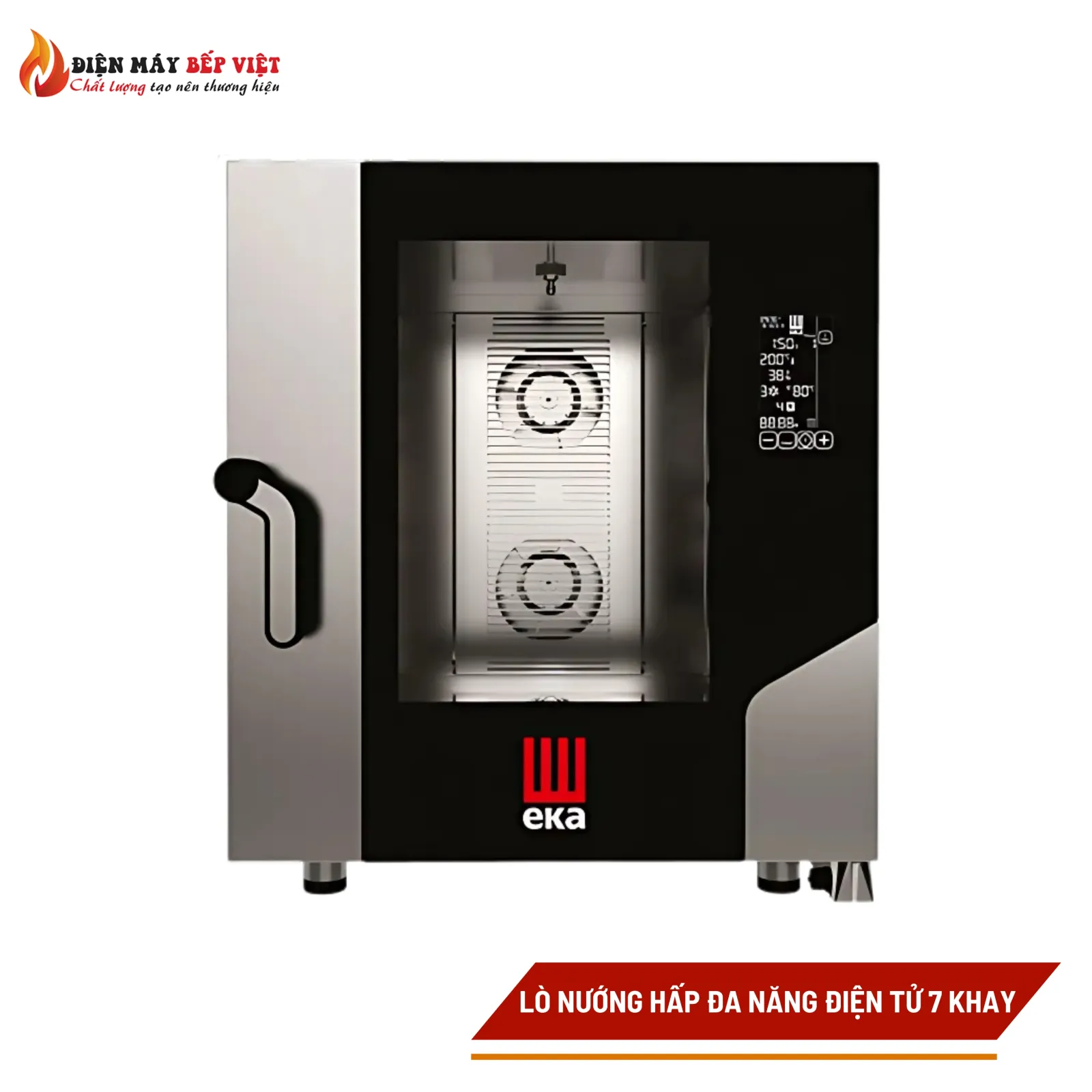 Lò Nướng Hấp Đa Năng Điện Tử Eka MKF 711 BM 7 Khay