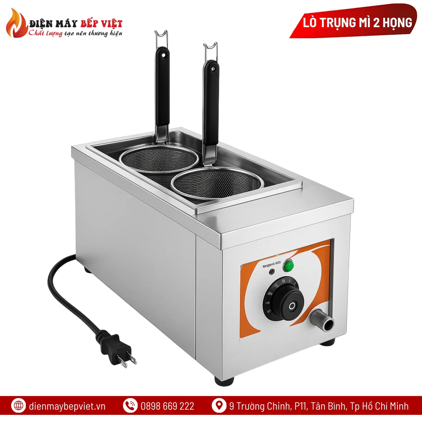 Lò Trụng Mì 2 Họng EPC-2H