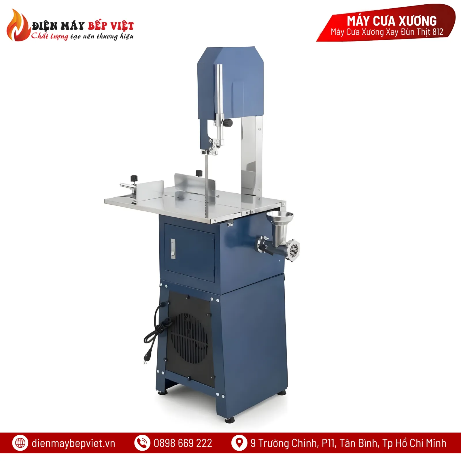 Máy Cưa Xương Xay Đùn Thịt 812
