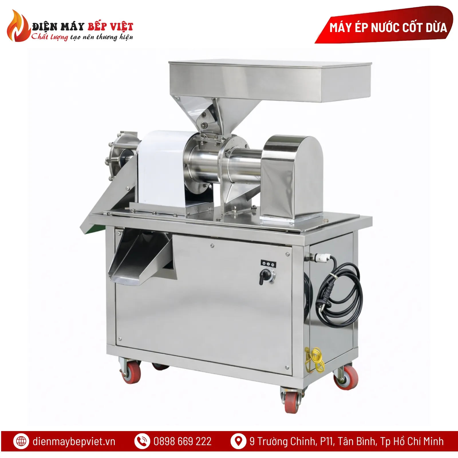 Máy Ép Nước Cốt Dừa Bằng Điện