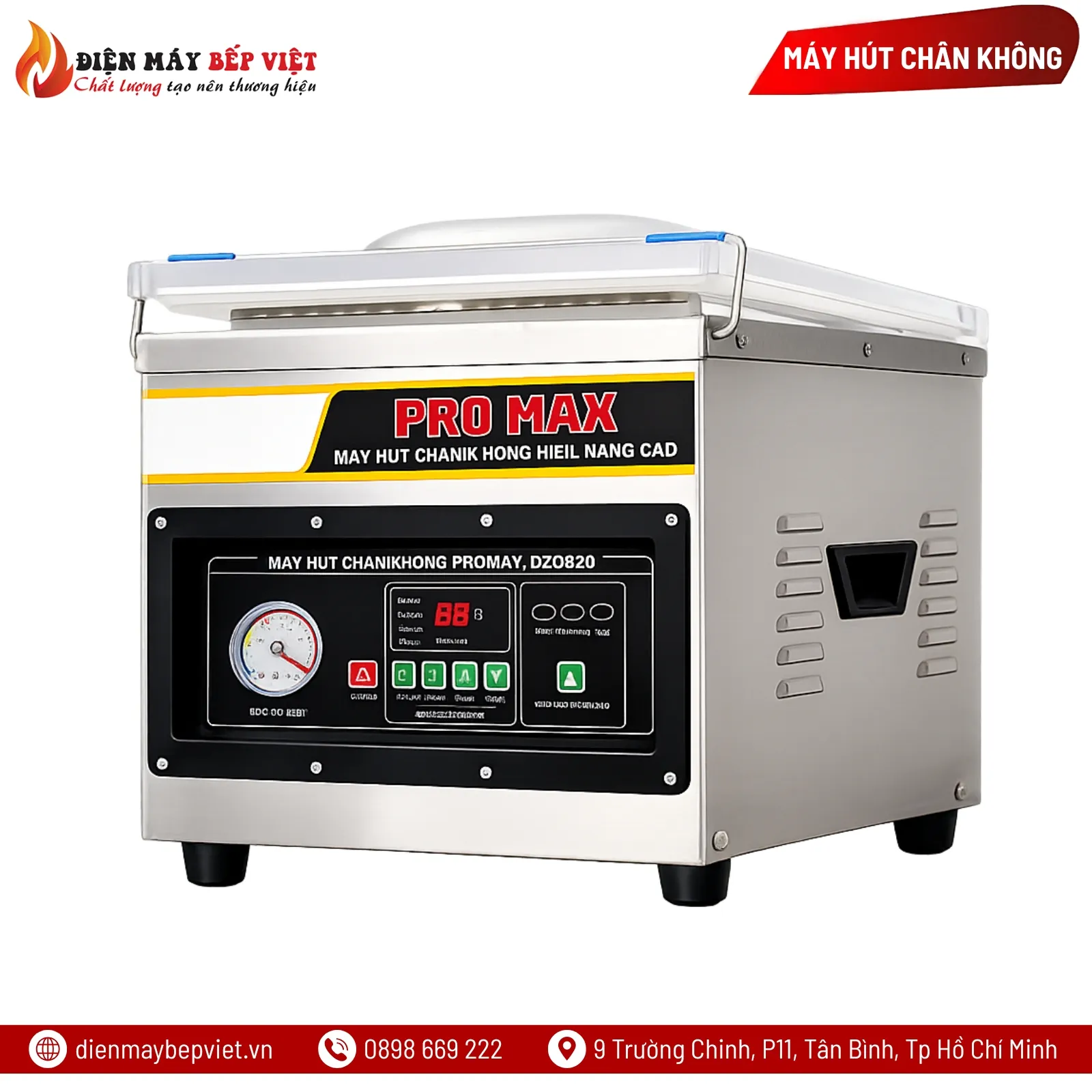 Máy Hút Chân Không Điện Tử DZQ320 Promax 2 Thanh Hàn