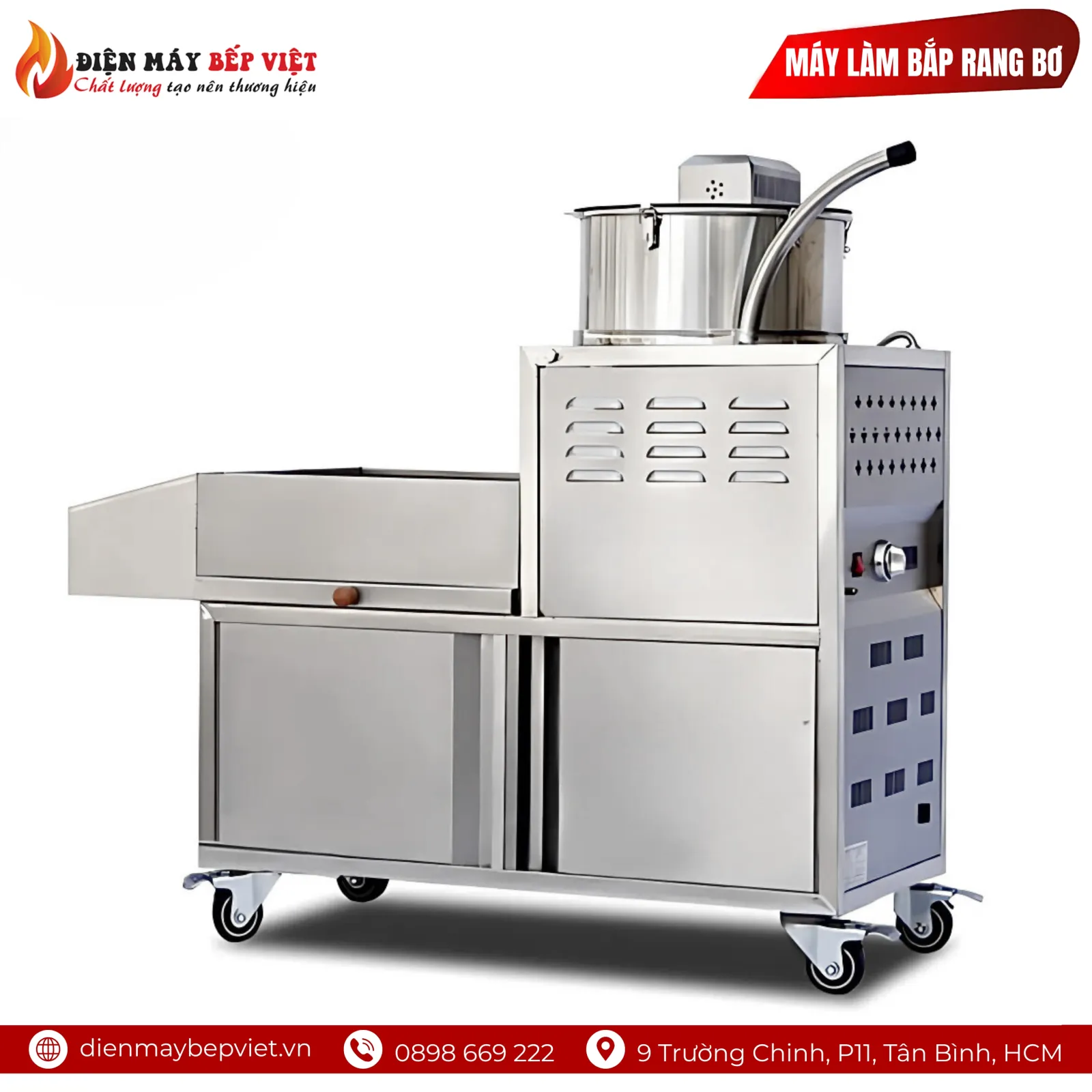 Máy Làm Bắp Rang Bơ Công Nghiệp BV-MBRCN