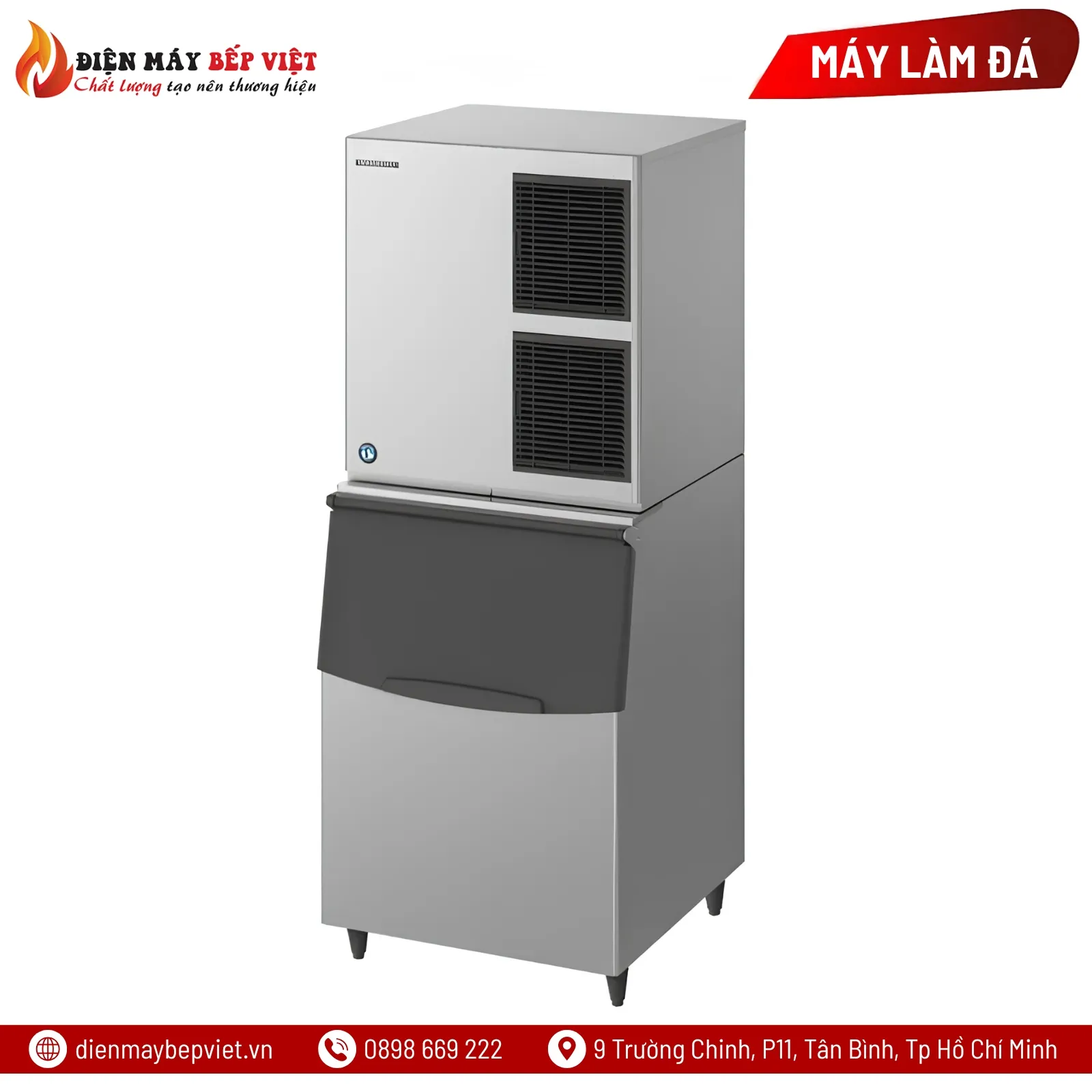 Máy Làm Đá Bán Nguyệt Hoshizaki KM-470AJ 495Kg/Ngày