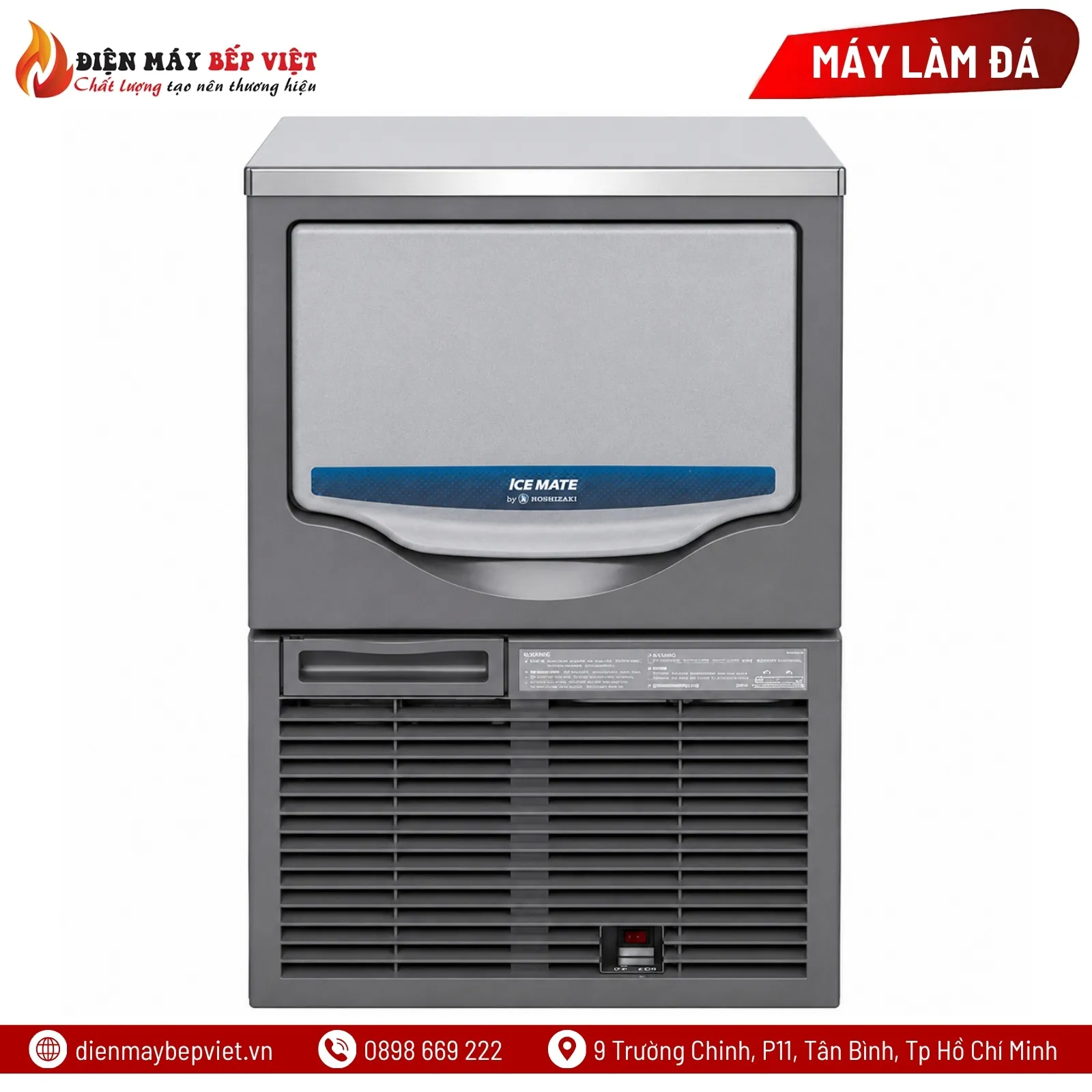 Máy Làm Đá Viên Cỡ Nhỏ Hoshizaki SRM-80A 80Kg/Ngày