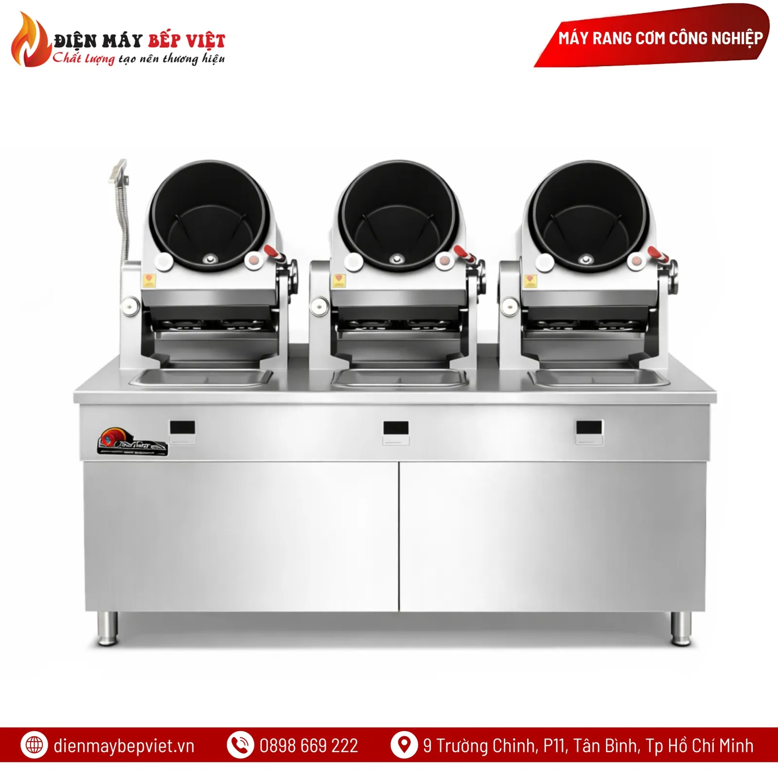 Máy Rang Cơm Tự Động Dùng Điện BV-MRC14