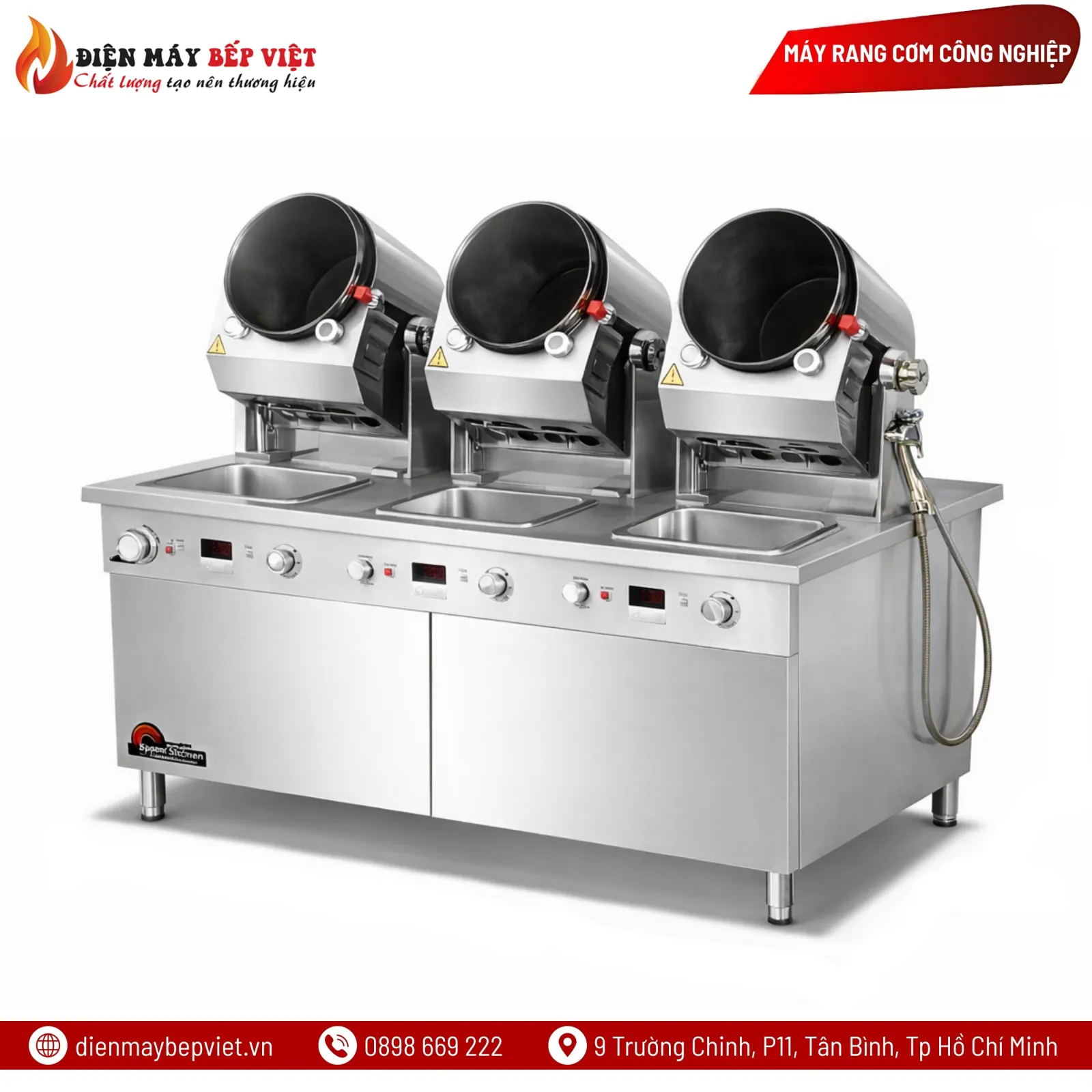 Máy Rang Cơm Tự Động Dùng Điện BV-MRC15