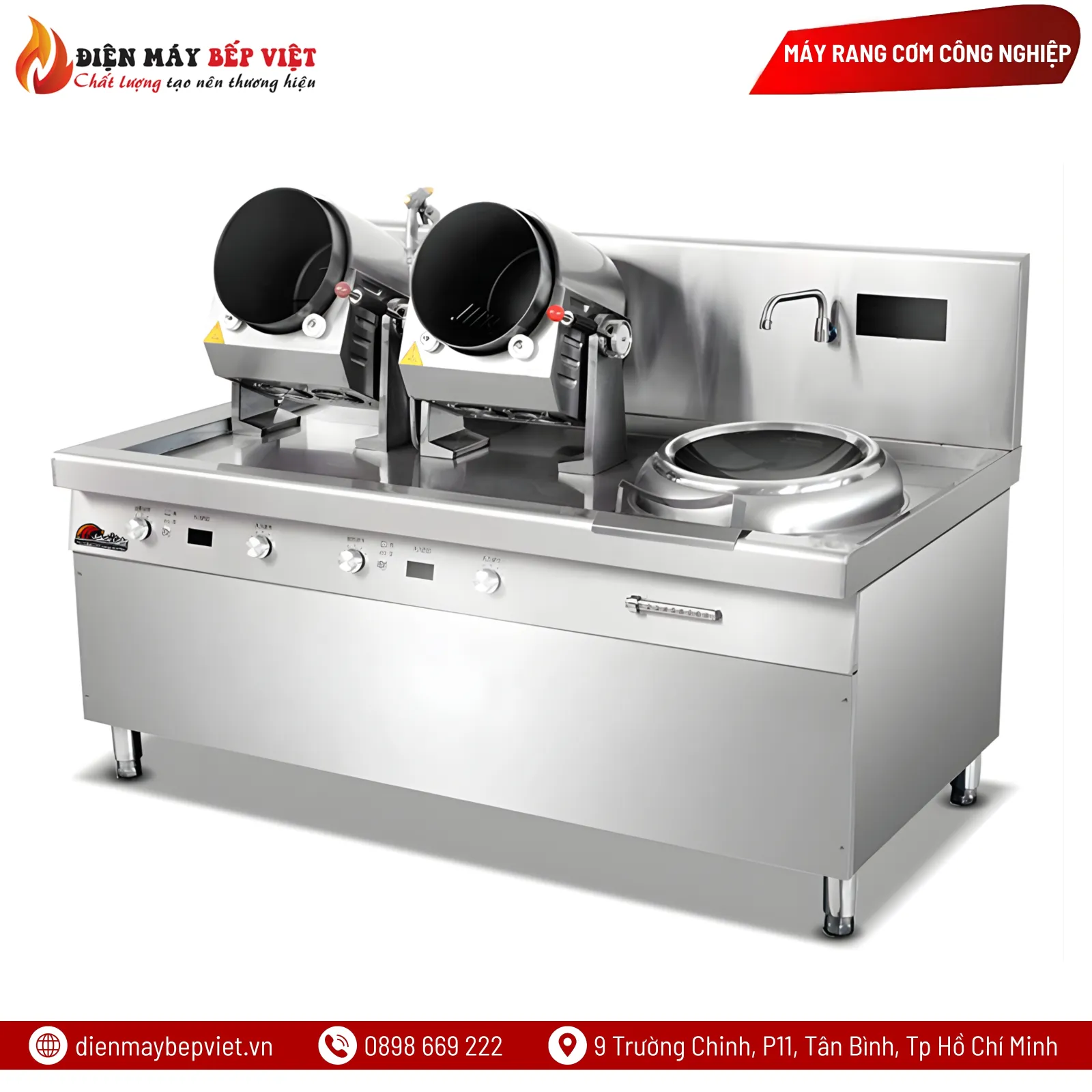 Máy Rang Cơm Tự Động Dùng Điện BV-MRC16