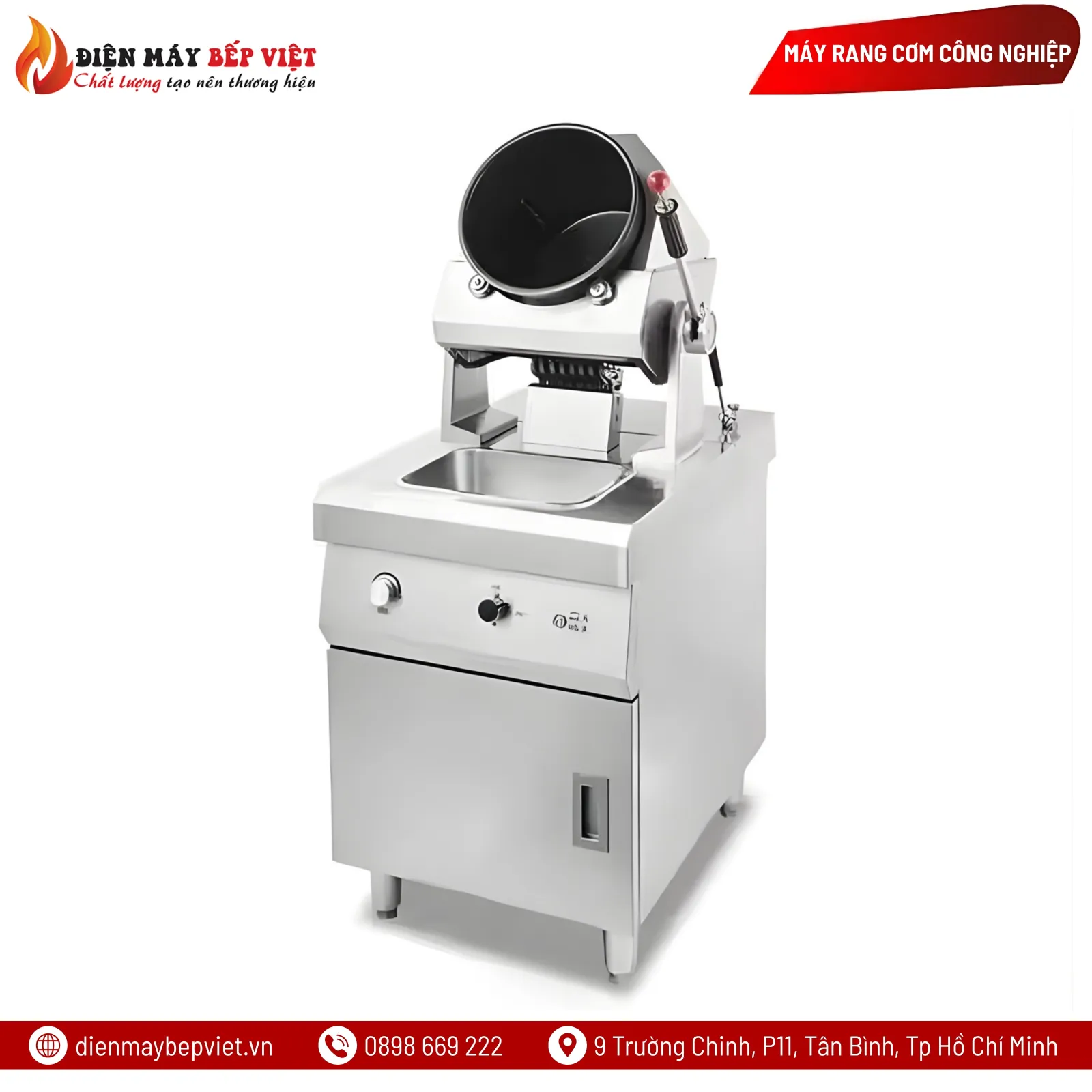 Máy Rang Cơm Tự Động Dùng Gas BV-MRC10