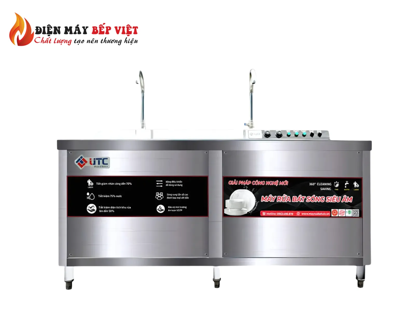 Máy Rửa Chén Công Nghiệp Siêu Âm UTC-1500HD