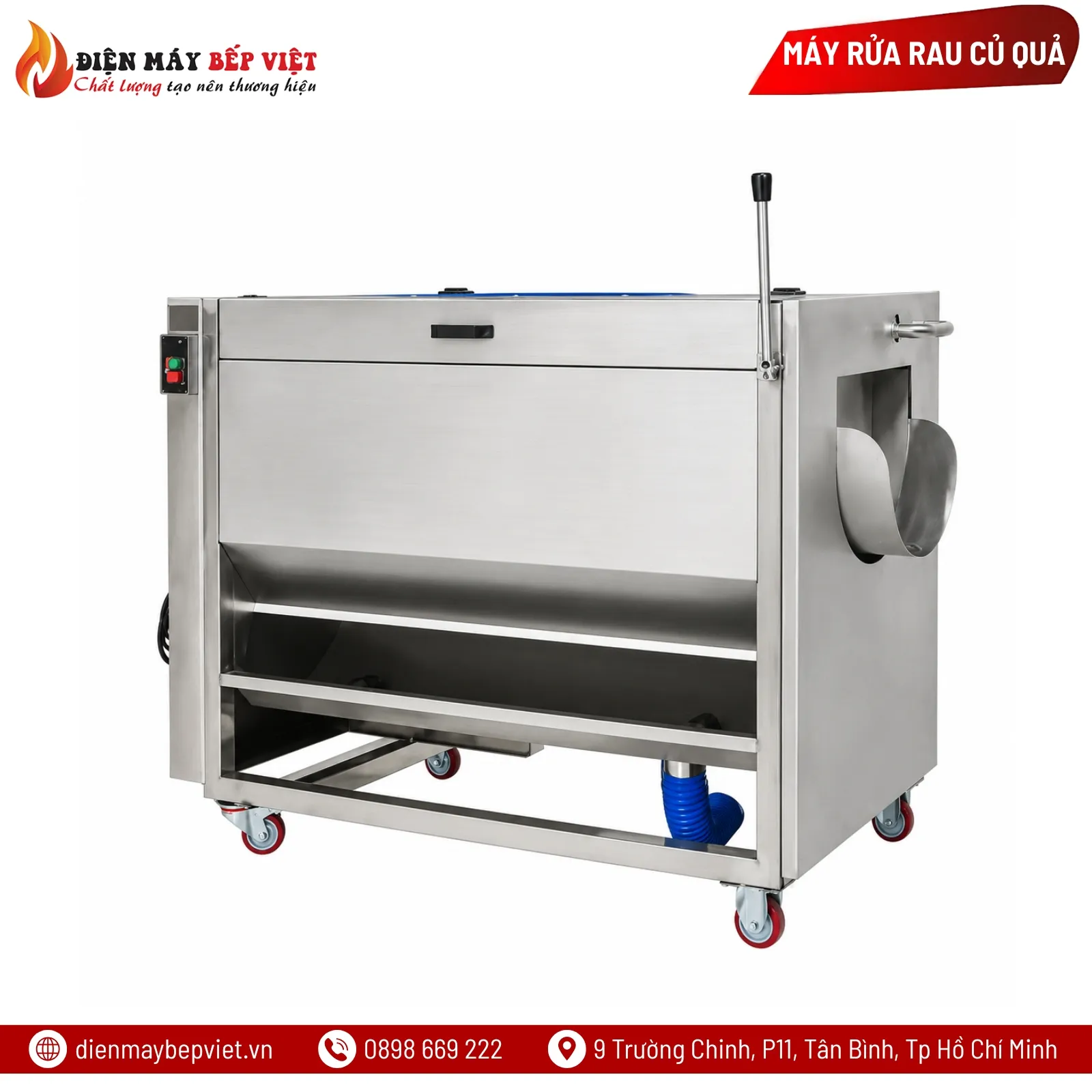 Máy Rửa Củ Quả Công Nghiệp BV-1100