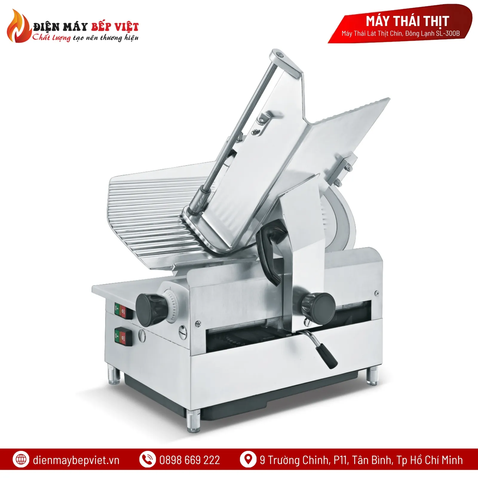 Máy Thái Lát Thịt Chín, Đông Lạnh SL-300B