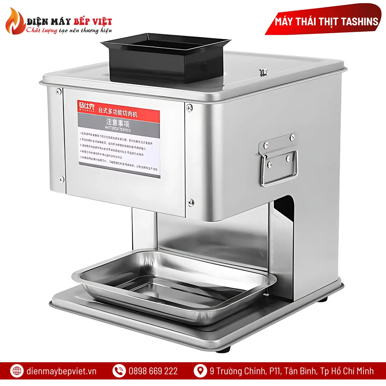 Máy Thái Thịt Tươi Sống Tashins