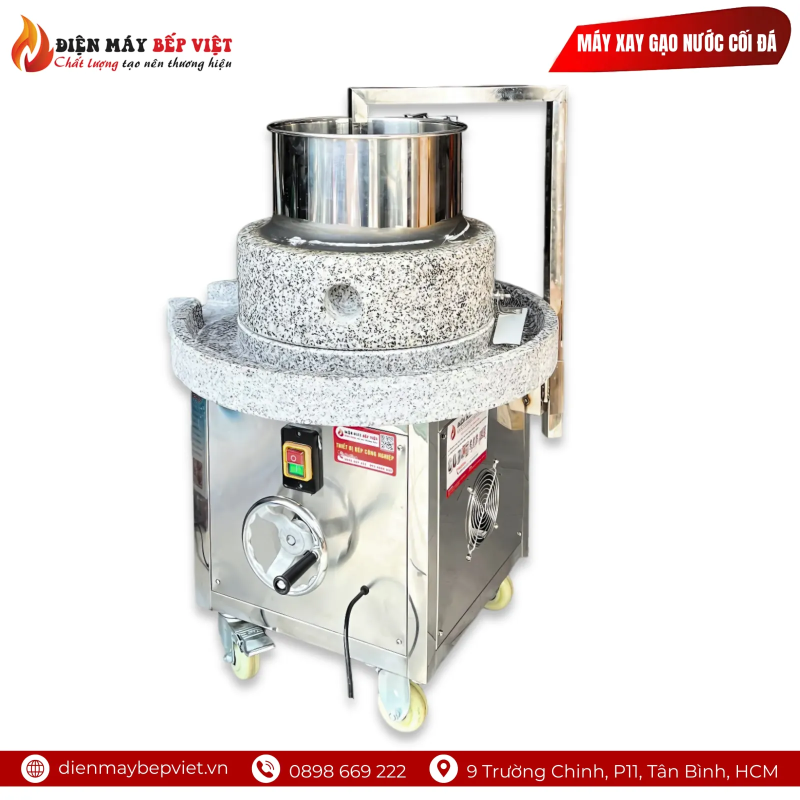 Máy Xay Gạo Nước Cối Đá 11Kg/h