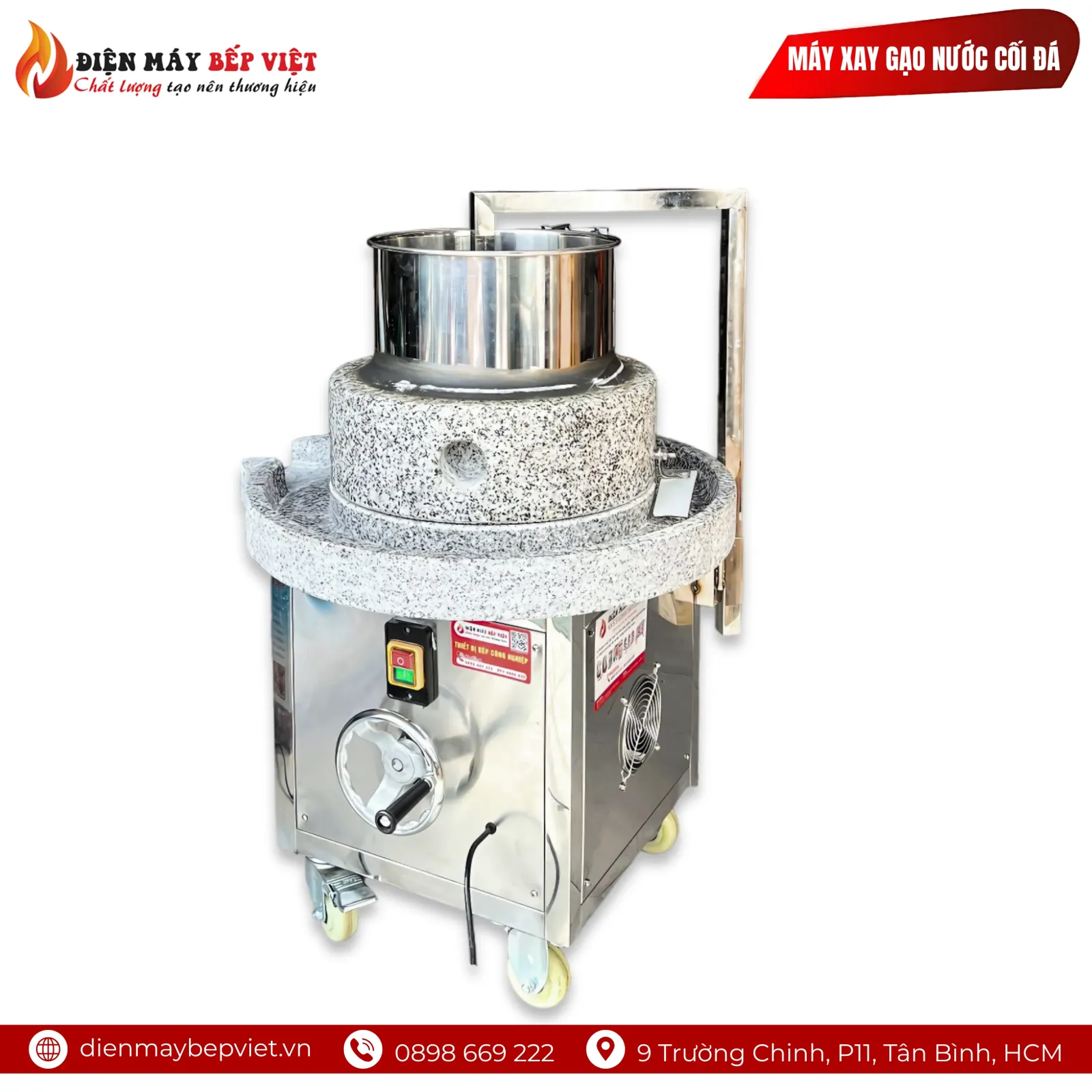 Máy Xay Gạo Nước Cối Đá 5Kg/h