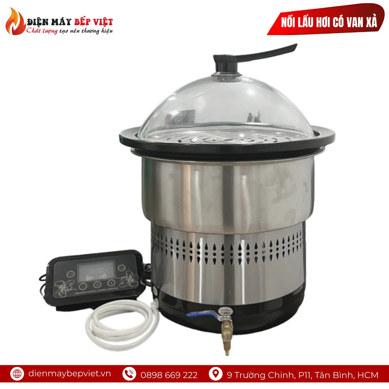 Nồi Lẩu Hơi Có Van Xả