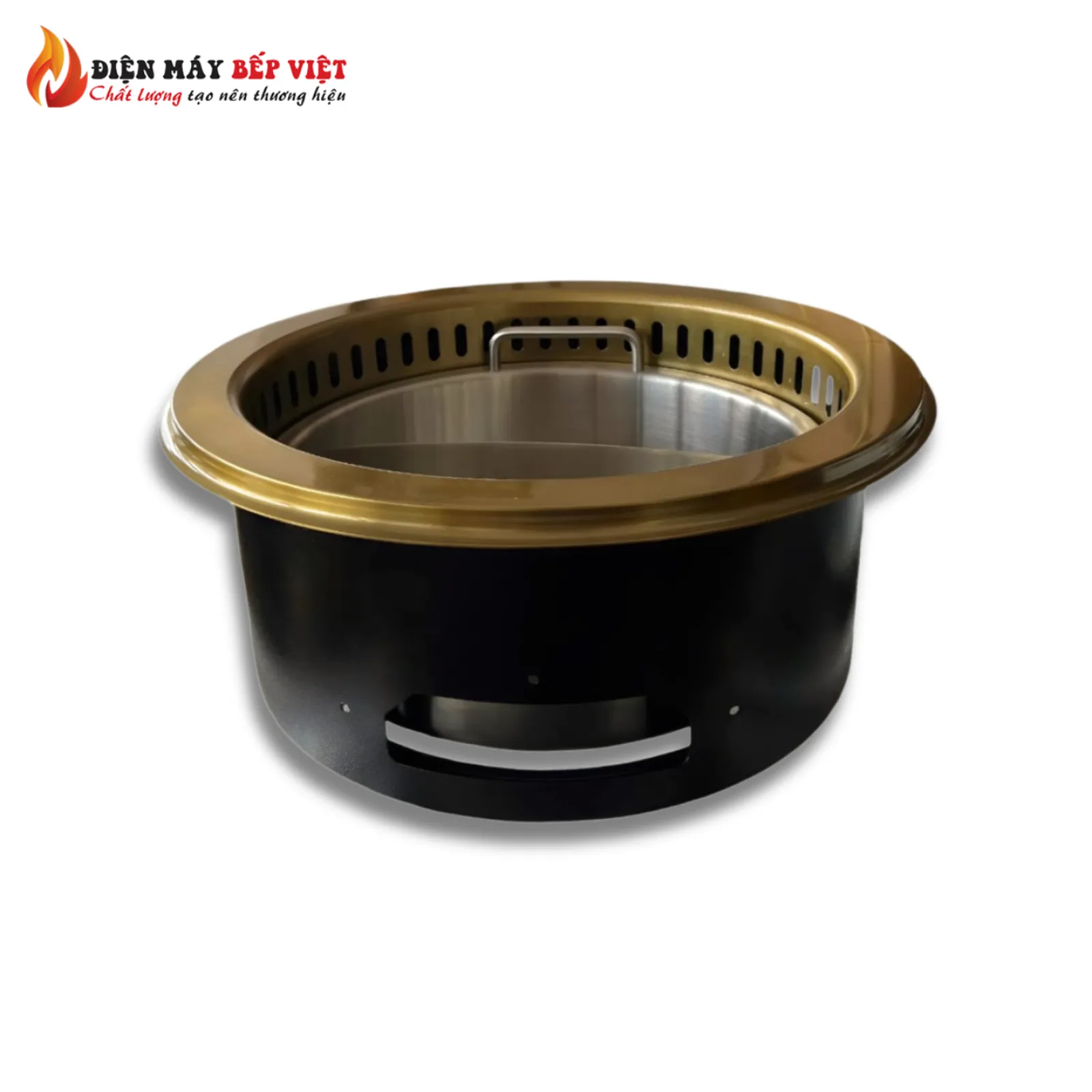 Nồi Lẩu Tròn 2 Ngăn D38 (MÀU VÀNG)