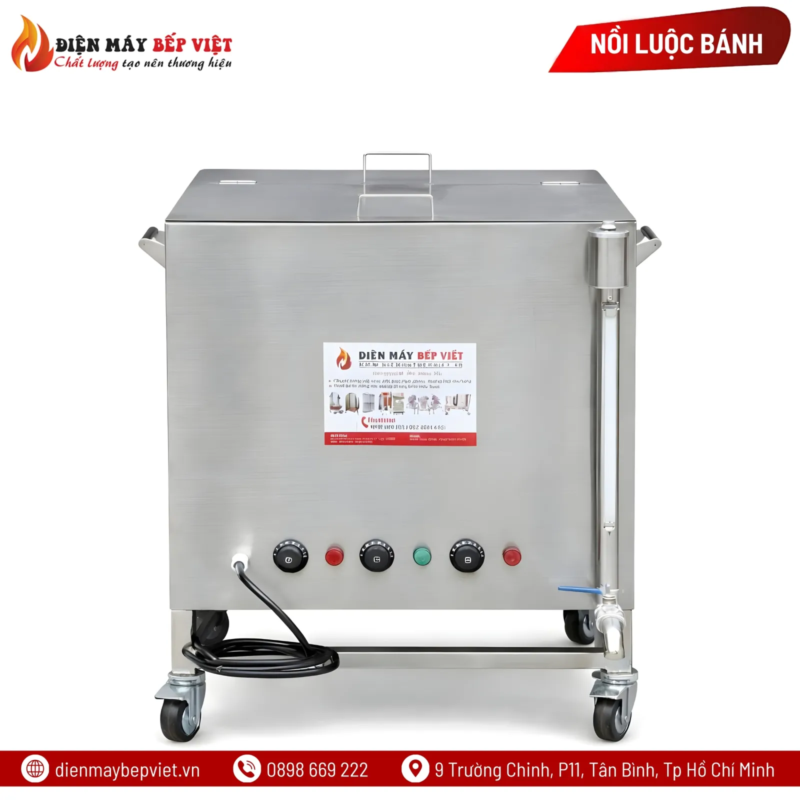 Nồi Luộc Bánh Chưng Bằng Điện 150L