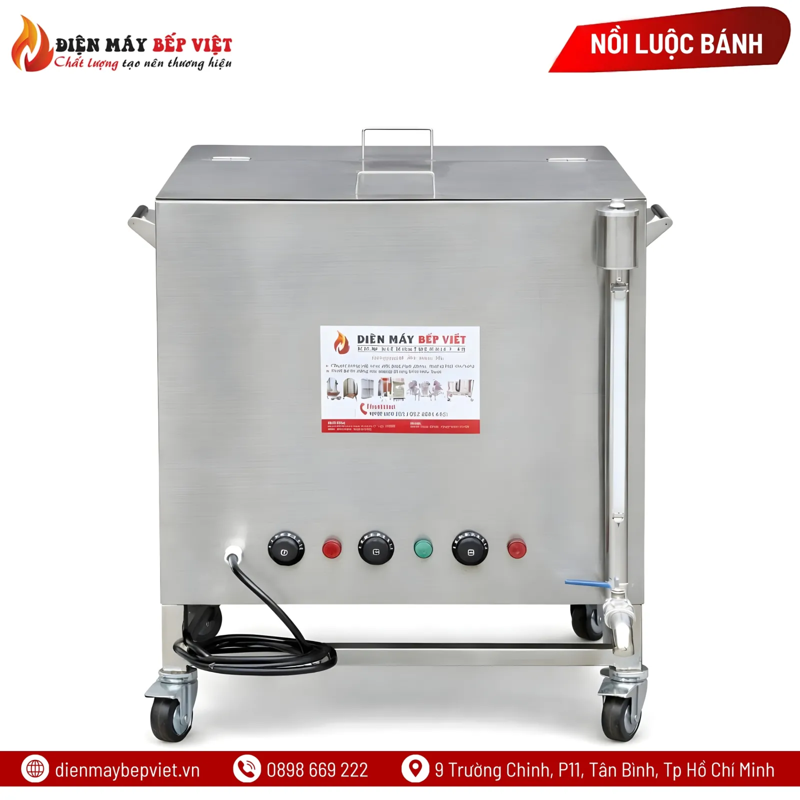 Nồi Luộc Bánh Chưng Bằng Điện 250L