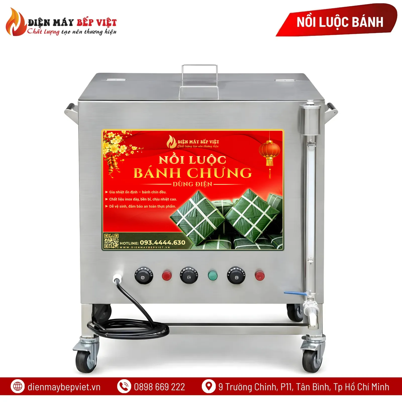 Nồi Luộc Bánh Chưng Bằng Điện 250L