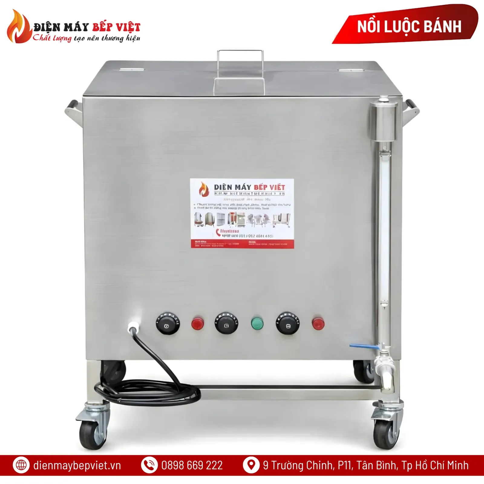 Nồi Luộc Bánh Chưng Bằng Điện 500L