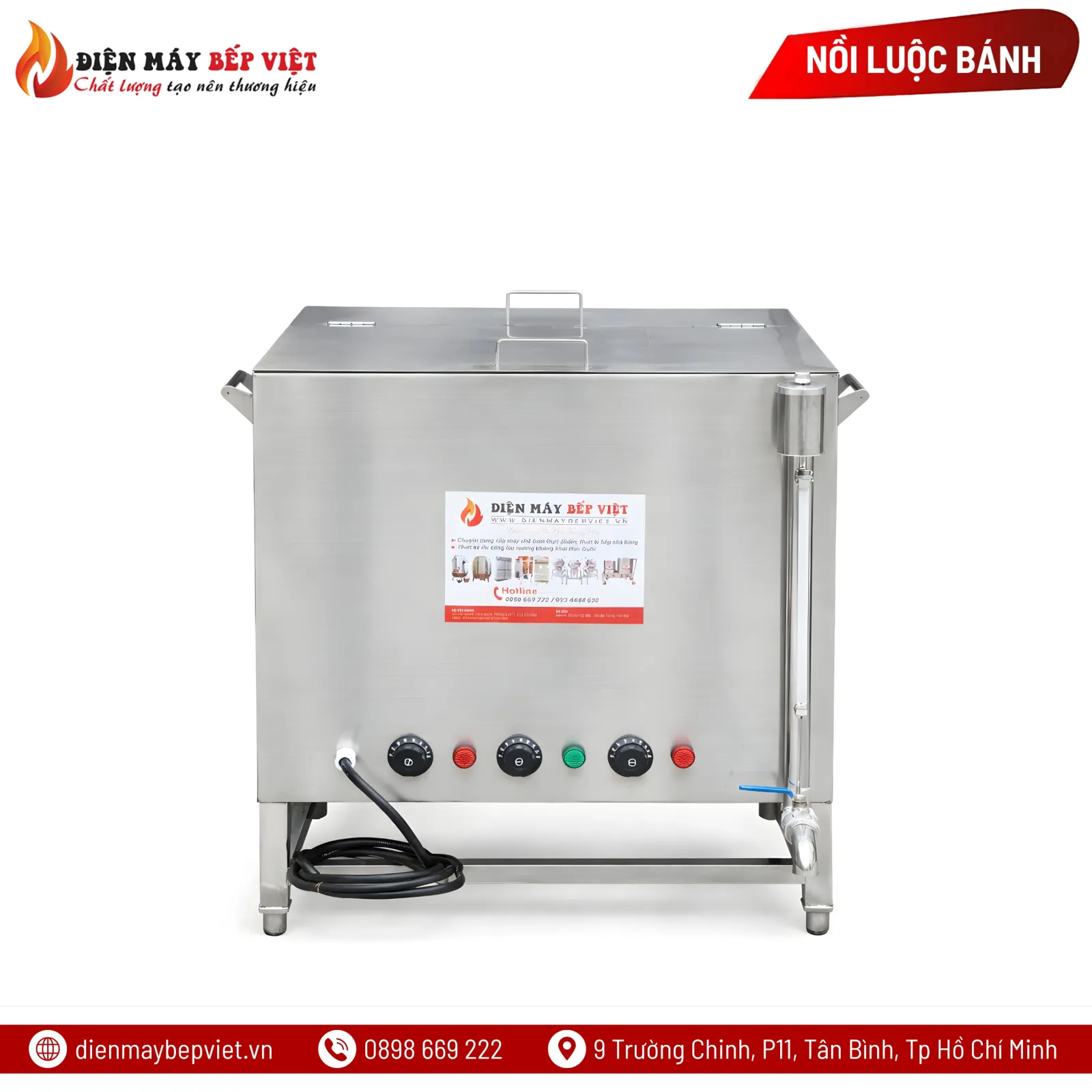 Nồi Luộc Bánh Chưng Bằng Điện 60L