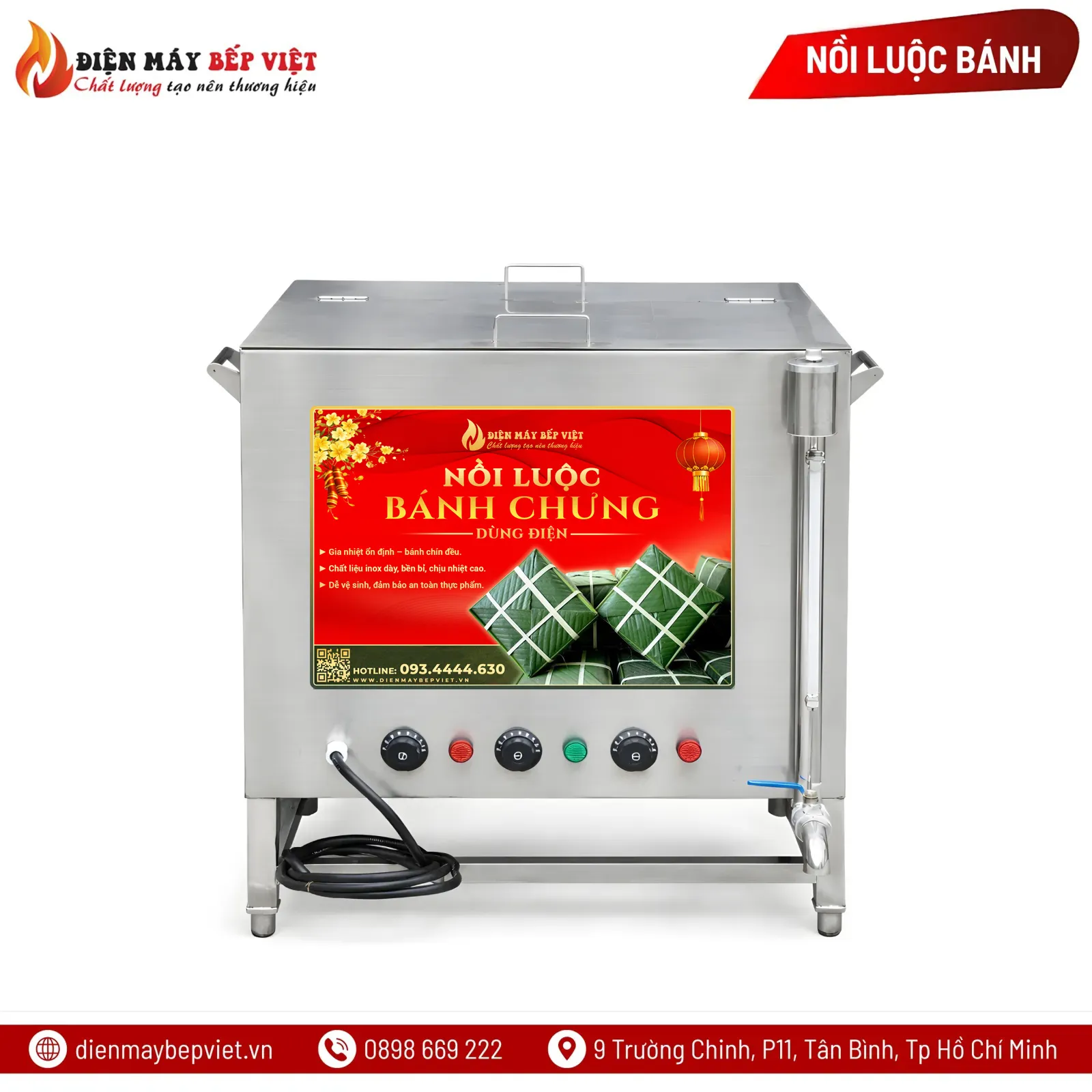 Nồi Luộc Bánh Chưng Bằng Điện 70L