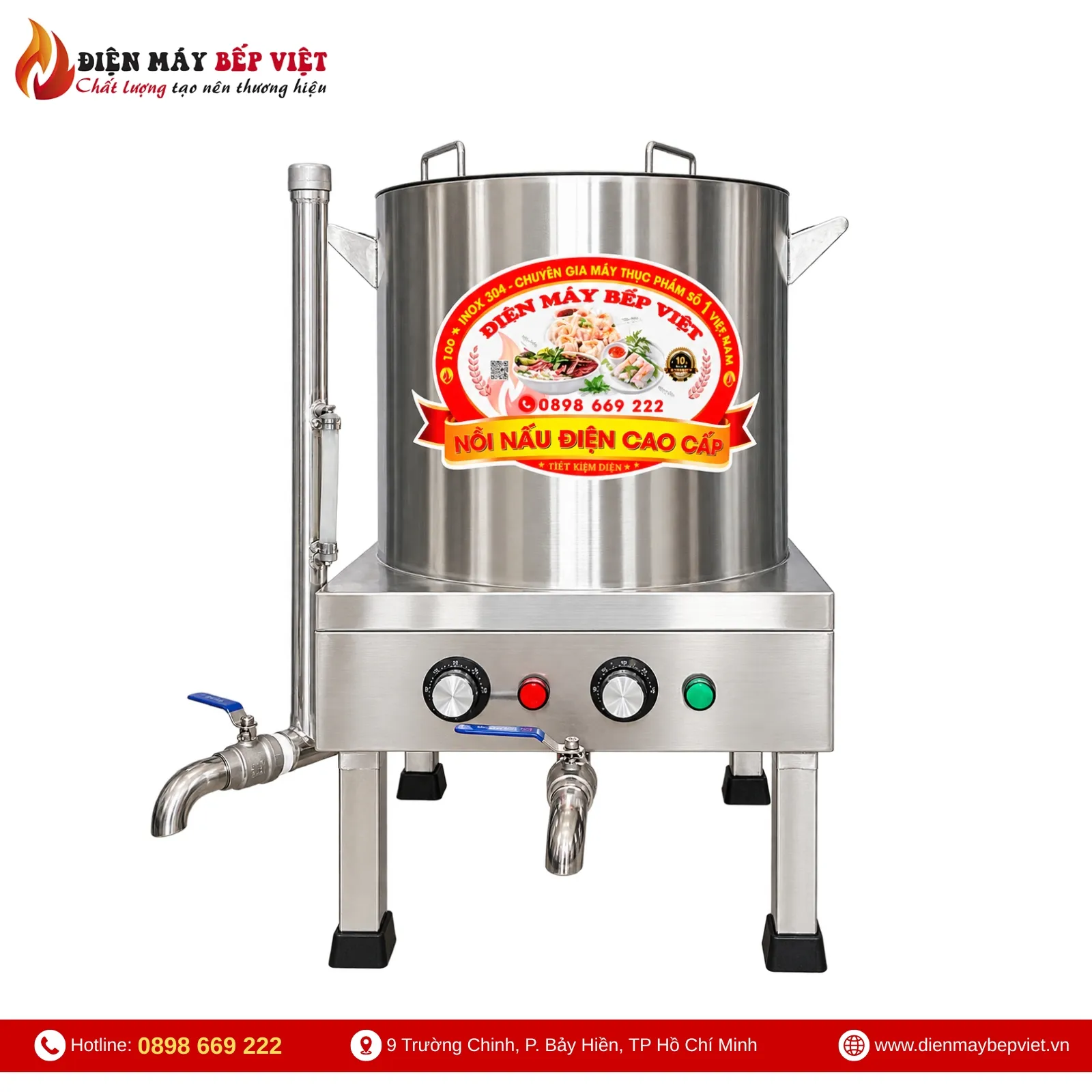 Nồi Nấu Cháo Bằng Điện 70L