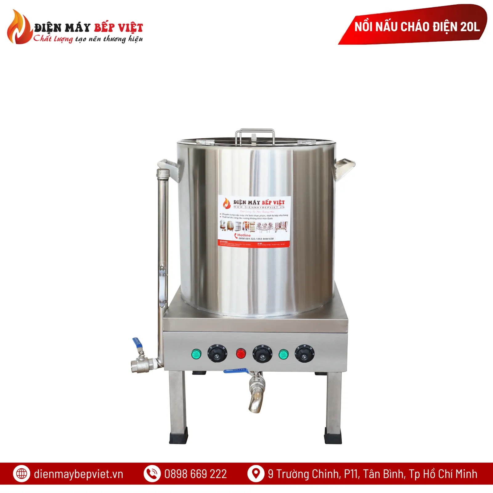 Nồi Nấu Cháo Điện Mini 20L