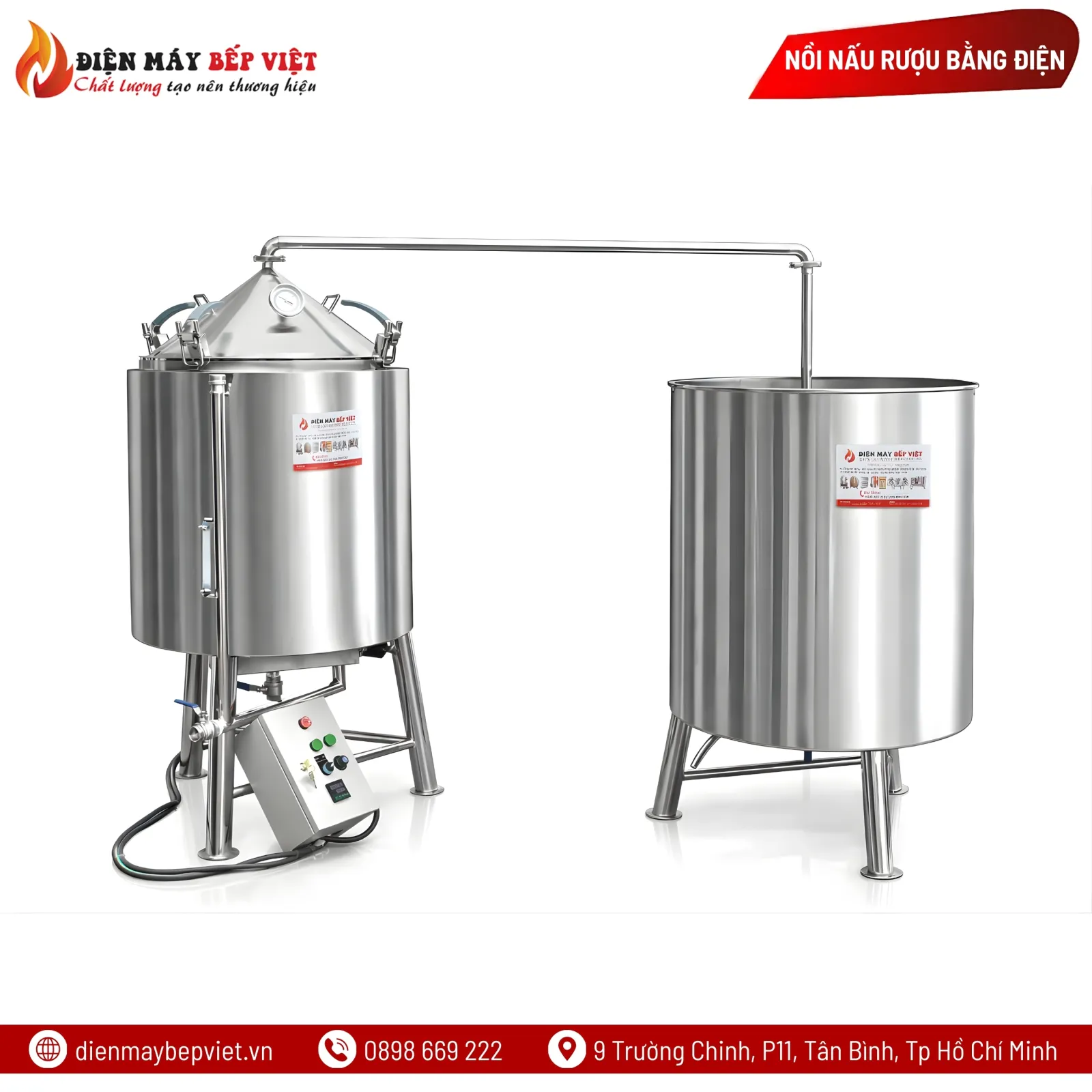 Nồi Nấu Rượu Bằng Điện