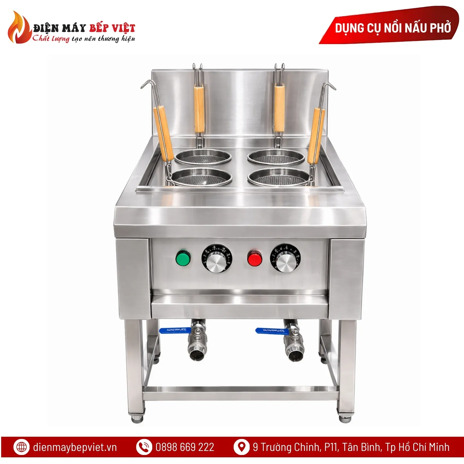 Nồi Trụng Mì Inox 304