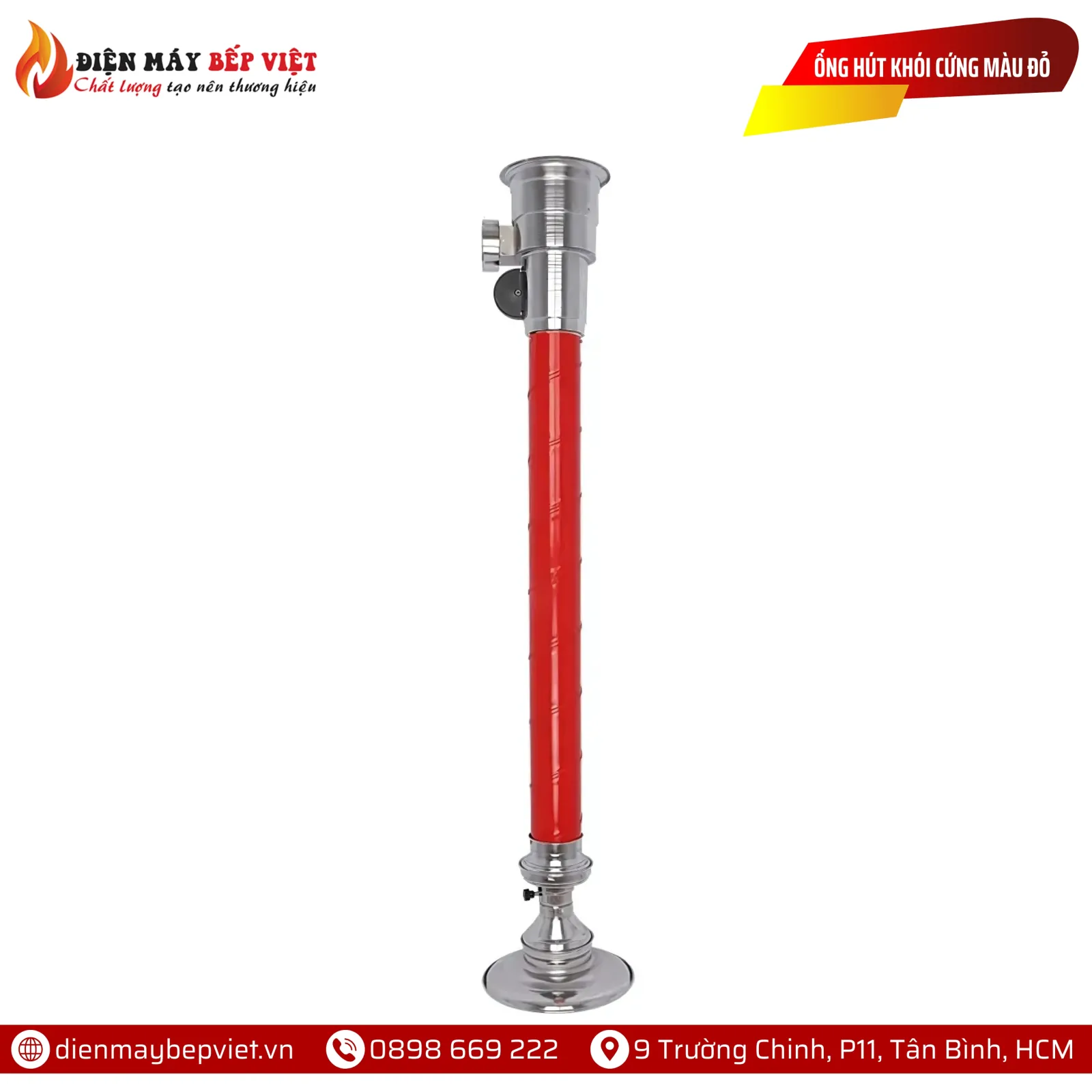 Ống Hút Khói Cứng Màu Đỏ