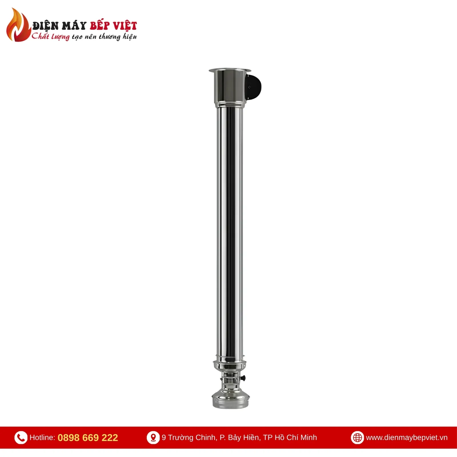 Ống Hút Khói Cứng Màu Inox