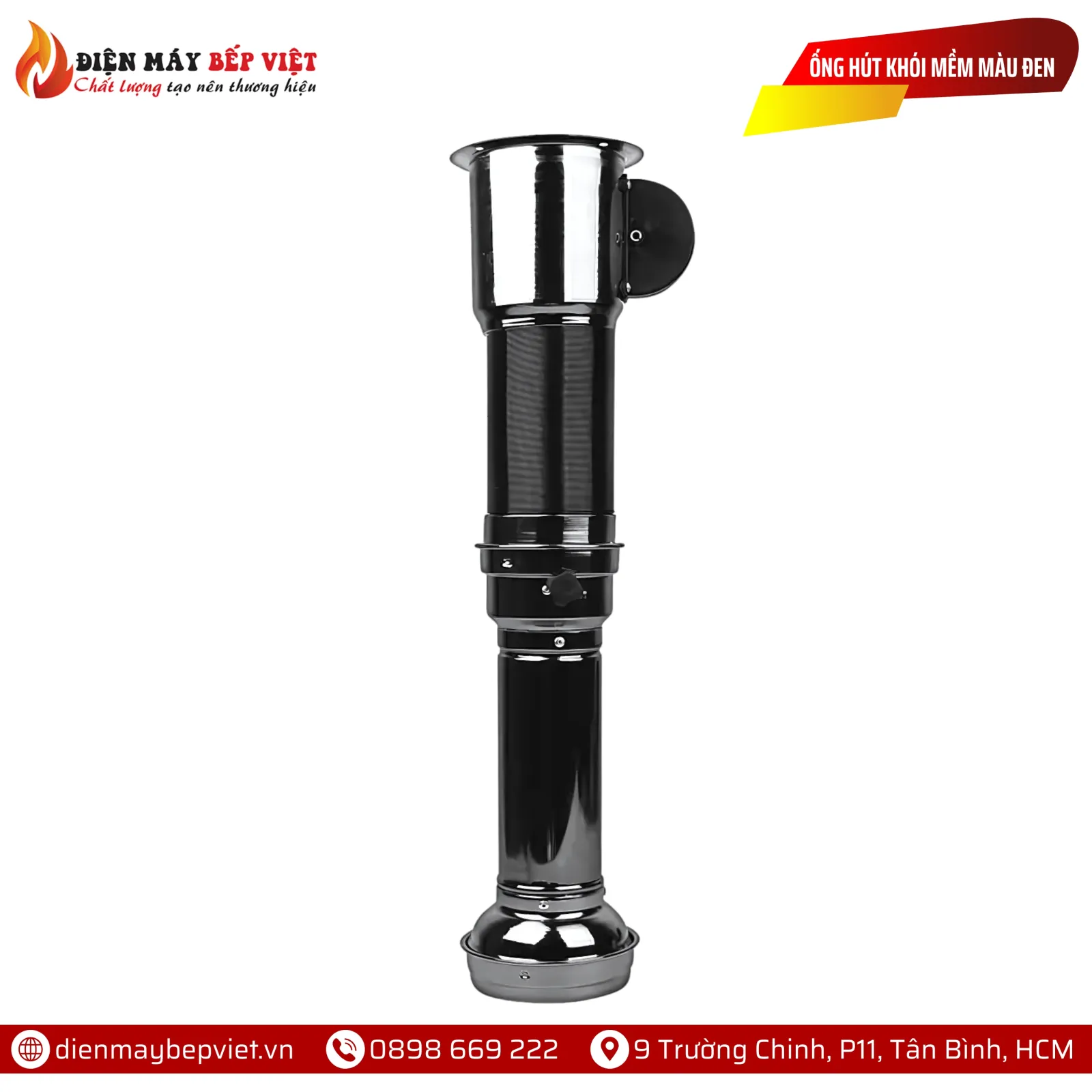 Ống Hút Khói Mềm Màu Đen