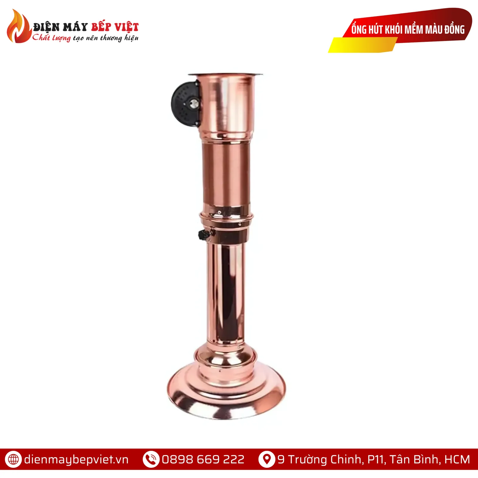 Ống Hút Khói Mềm Màu Đồng