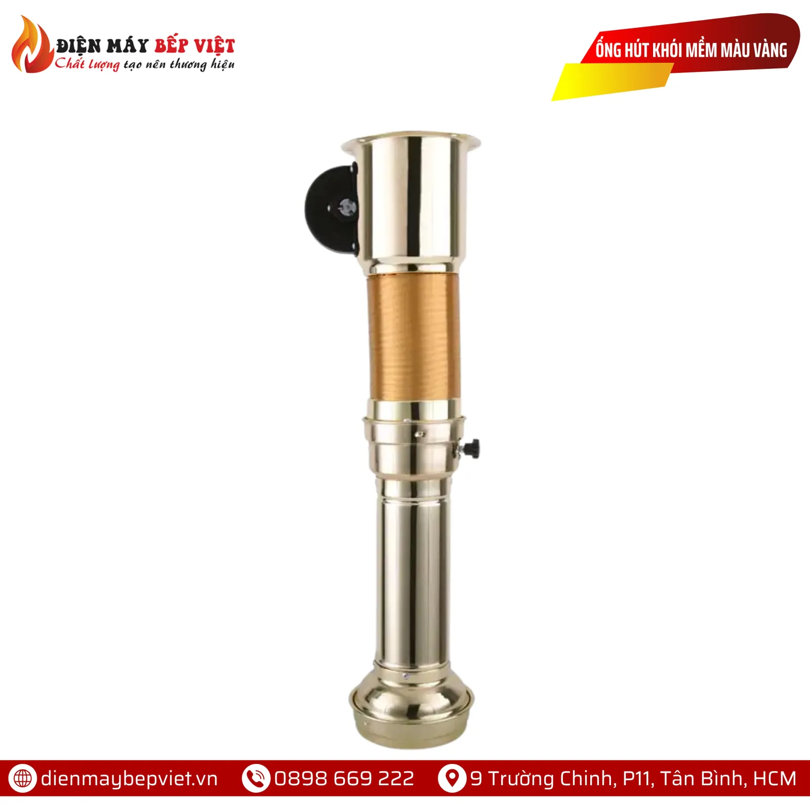 Ống Hút Khói Mềm Màu Vàng