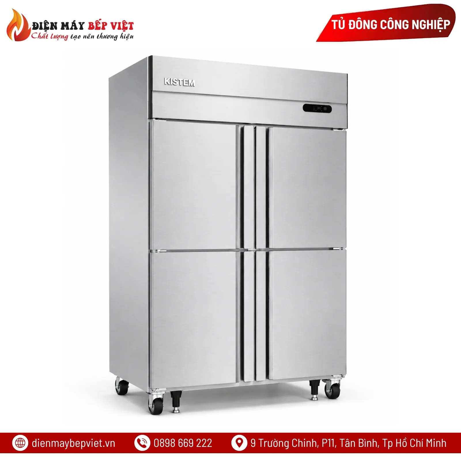 Tủ Đông 4 Cánh Coil Kistem KIS-XD45F