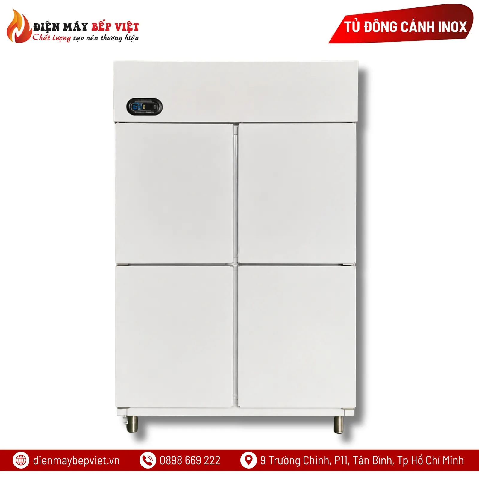 Tủ Đông 4 Cánh Inox Berjaya BS4DUF/Z