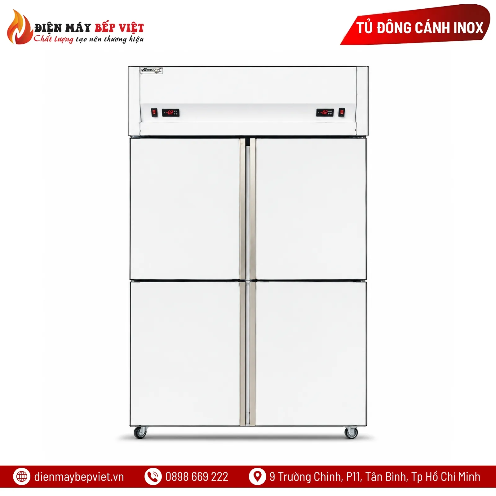 Tủ Đông 4 Cánh Snow Village SLLDZ4-820LS
