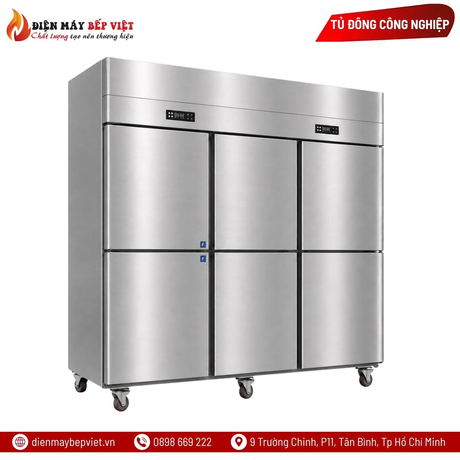 Tủ Đông Mát 2 Chế Độ Quạt Lạnh 6 Cánh Inox Lightcool LS-1200F-6C2