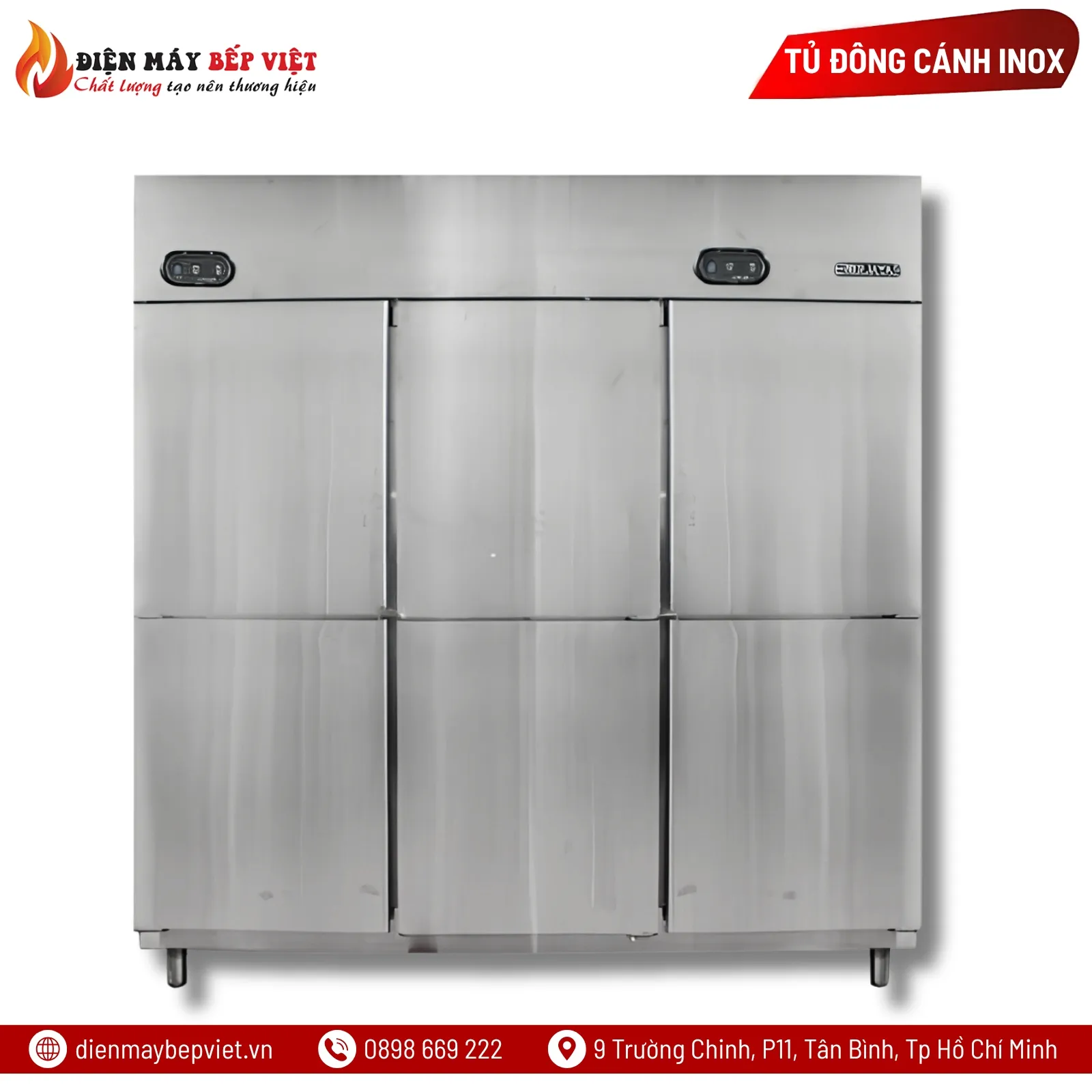 Tủ Đông Mát 6 Cánh Berjaya BSDU4F2C/Z