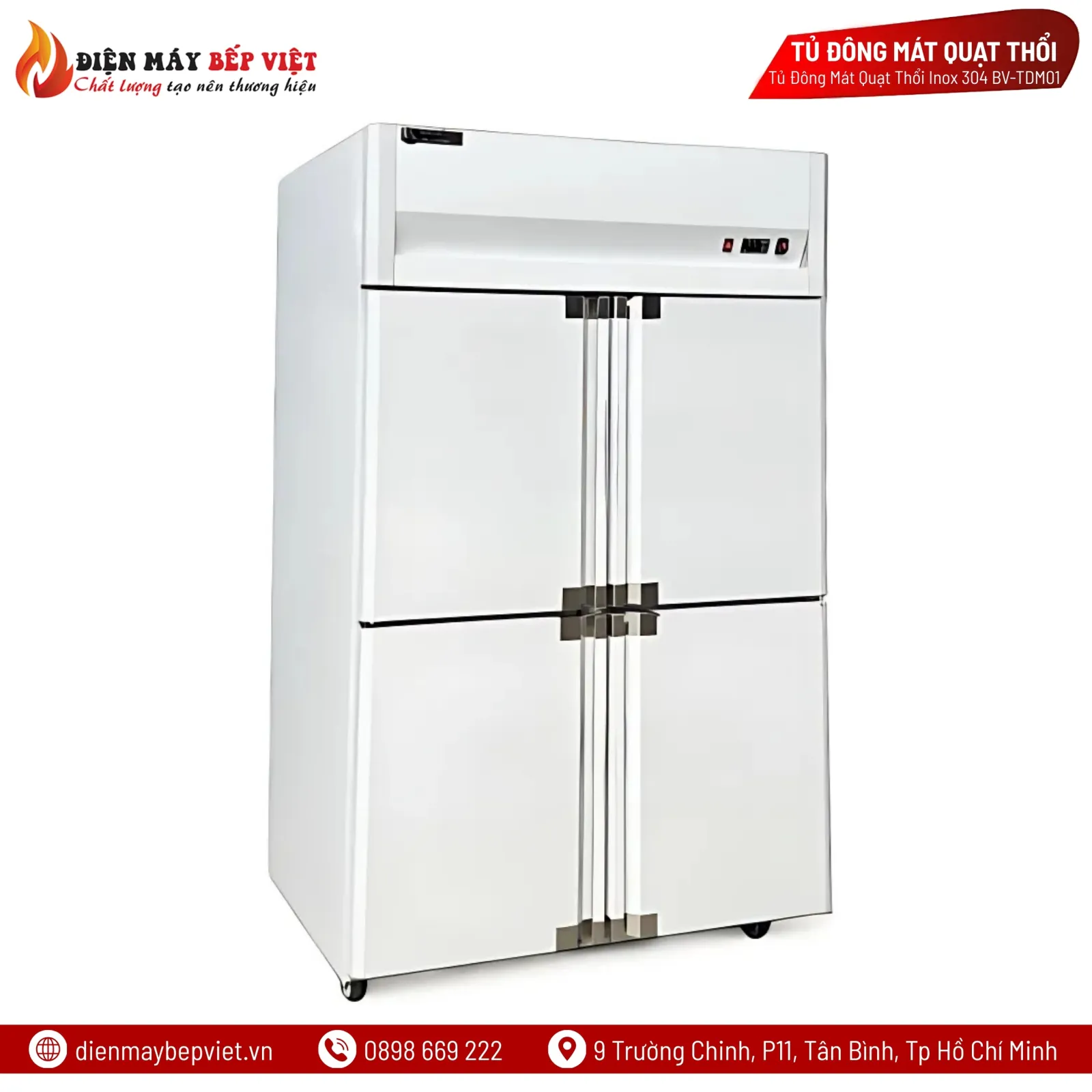 Tủ Đông Mát Quạt Thổi Inox SLLDZ4-820LD (4 cửa)