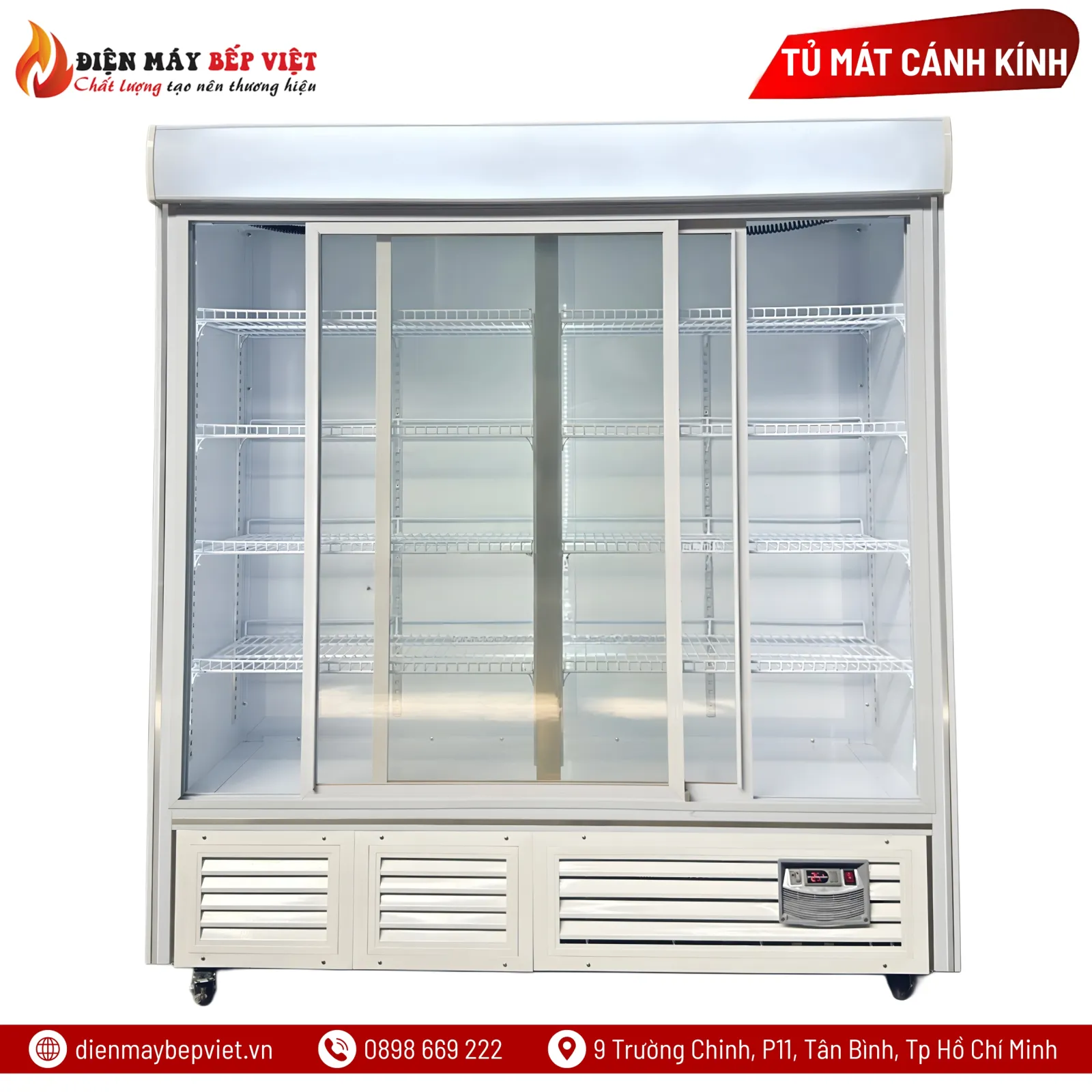 Tủ Mát 2 Cửa Kính Lùa 1.8M LC-1800L