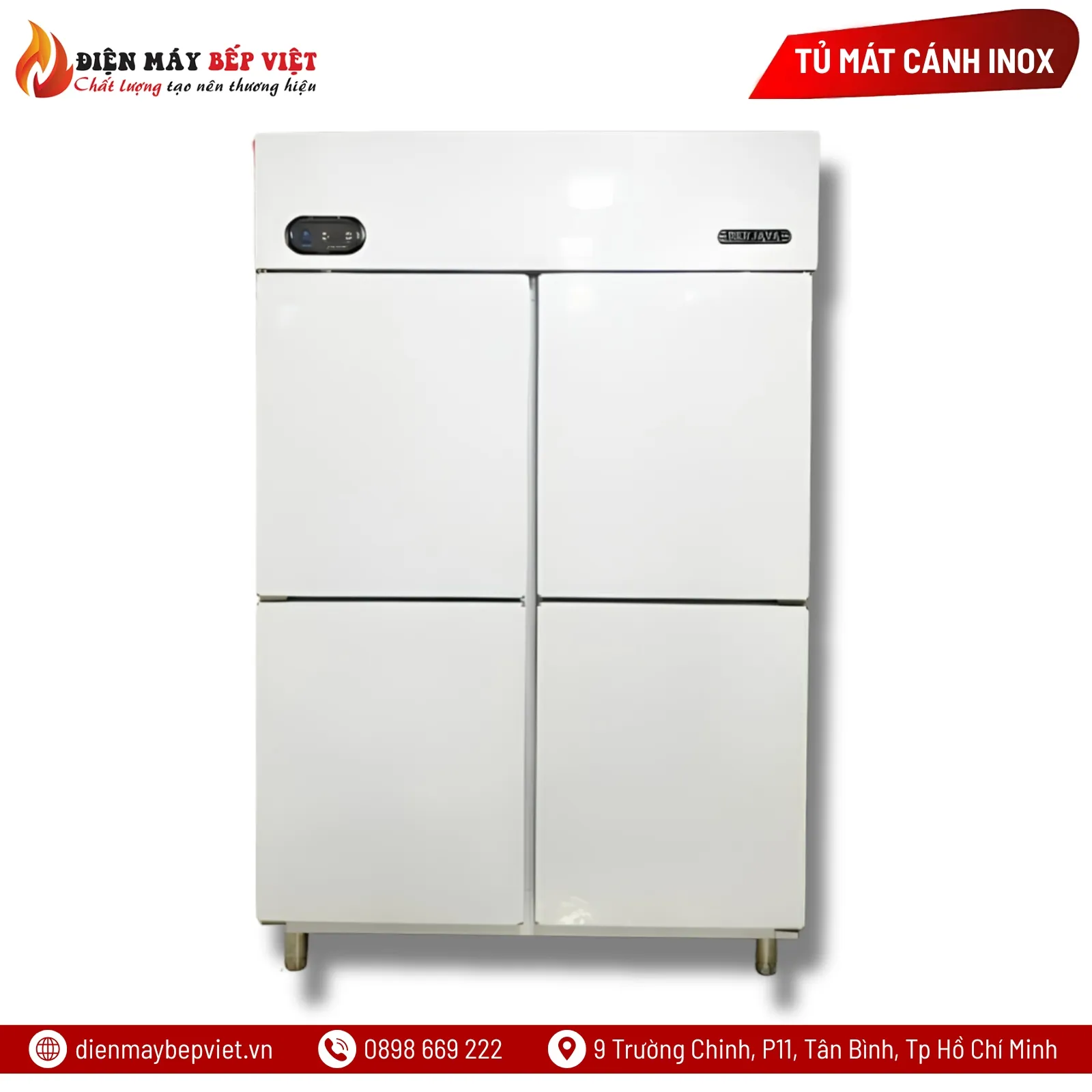 Tủ Mát 4 Cánh Inox Berjaya BS4DUC/Z