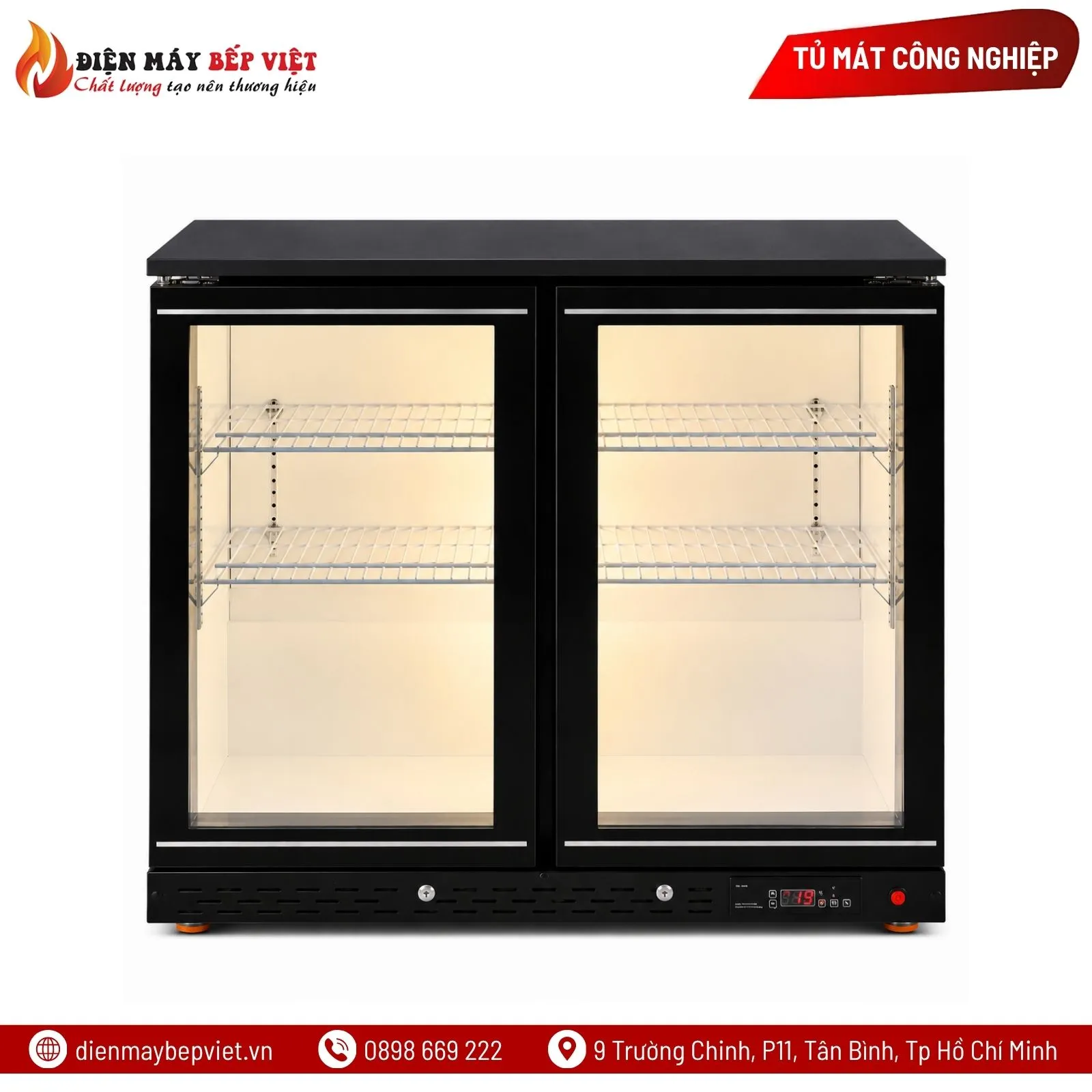 Tủ Mát Quầy Bar 2 Cánh Lightcool LS-900