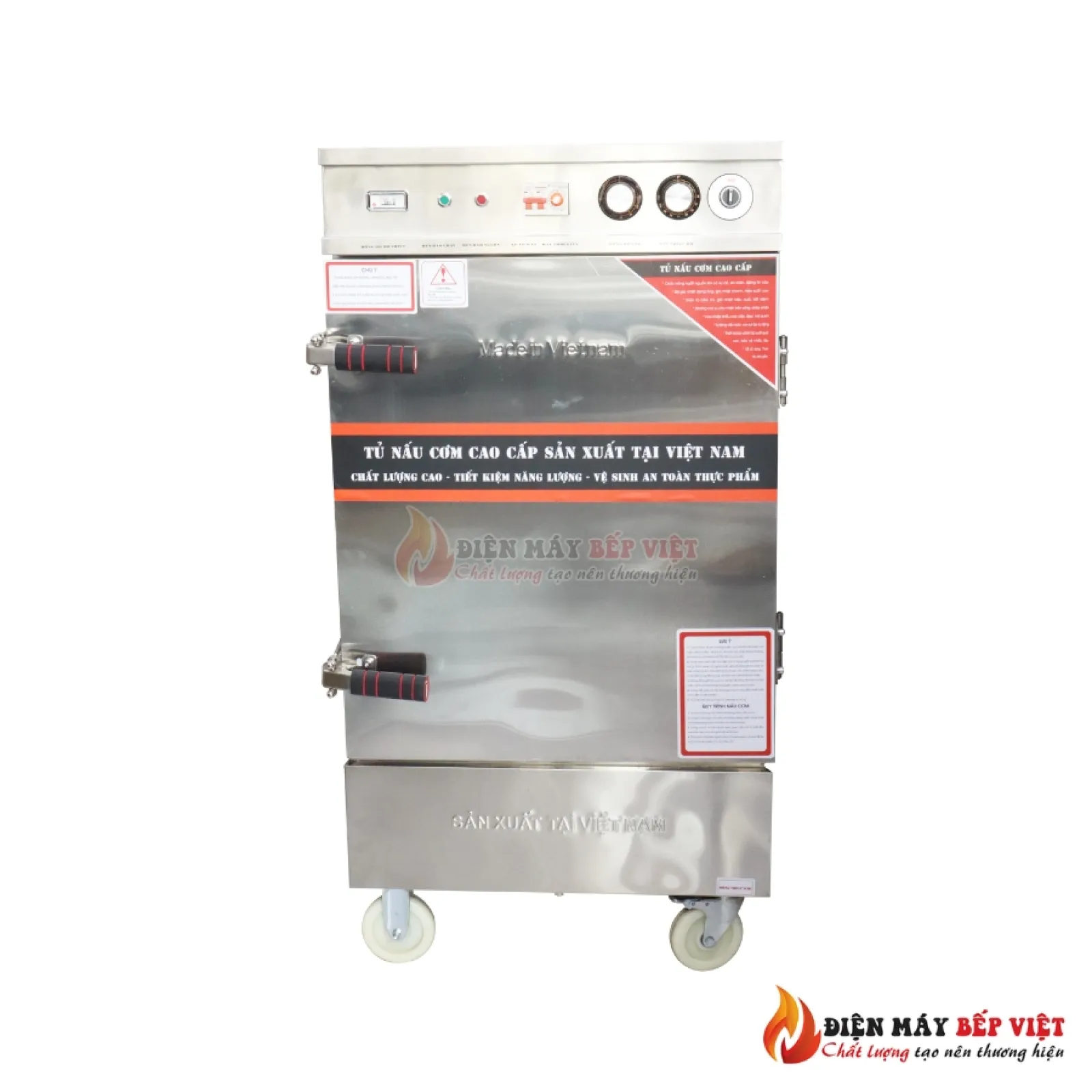 Tủ Nấu Cơm 12 Khay Điện + Hẹn Giờ - 40 kg