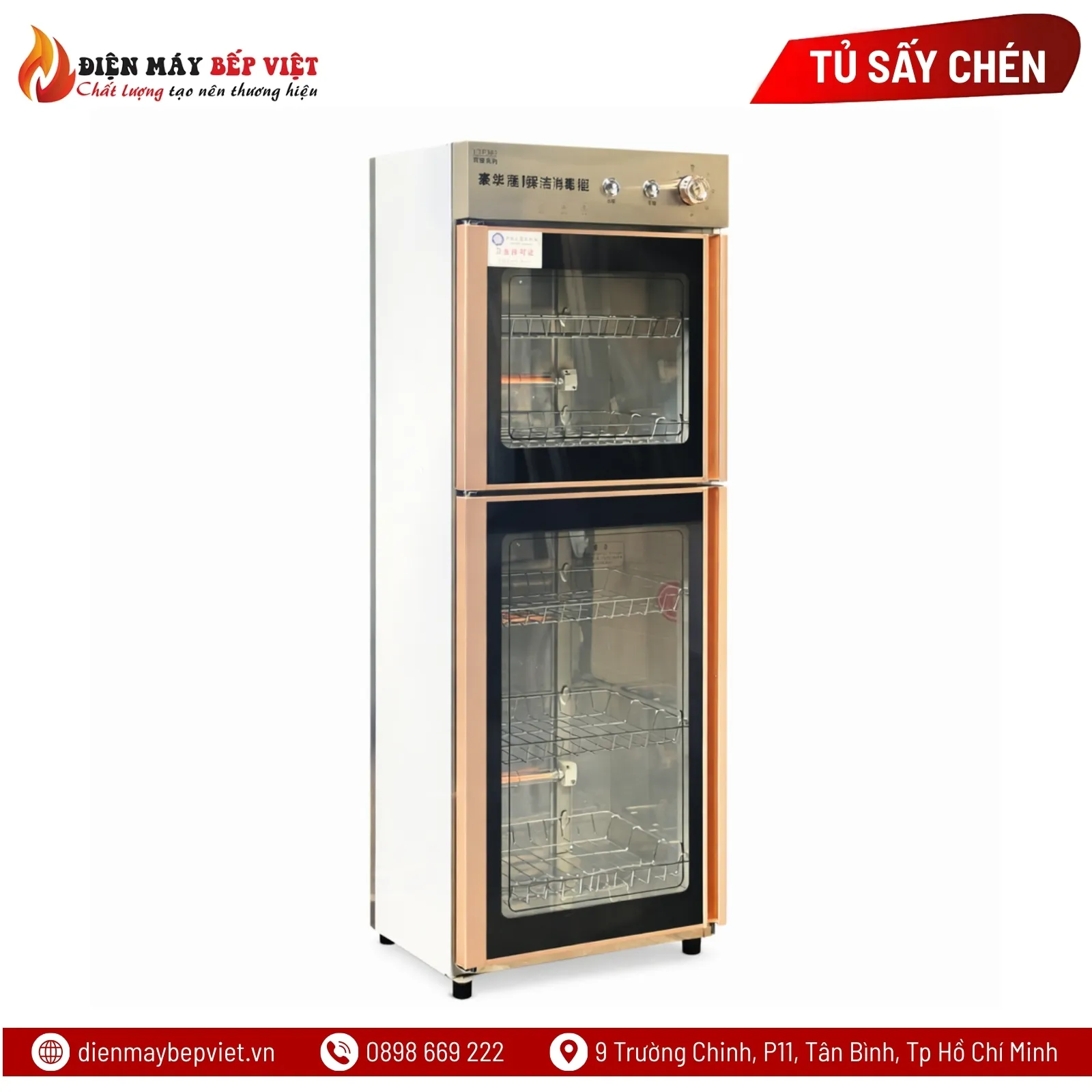 Tủ Sấy Chén Snow Village YTP-380B