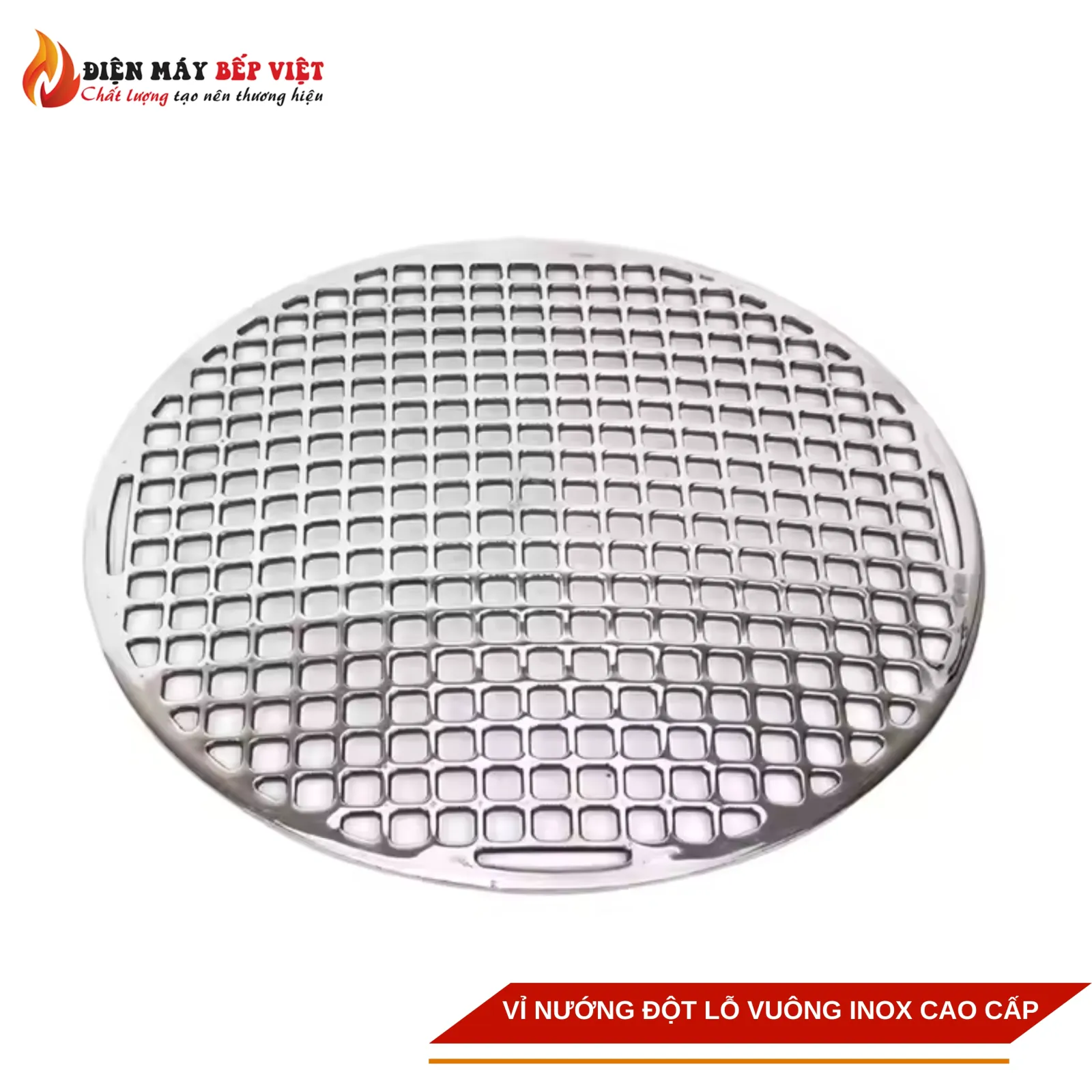 Vỉ Nướng Đột Lỗ Vuông Inox Cao Cấp