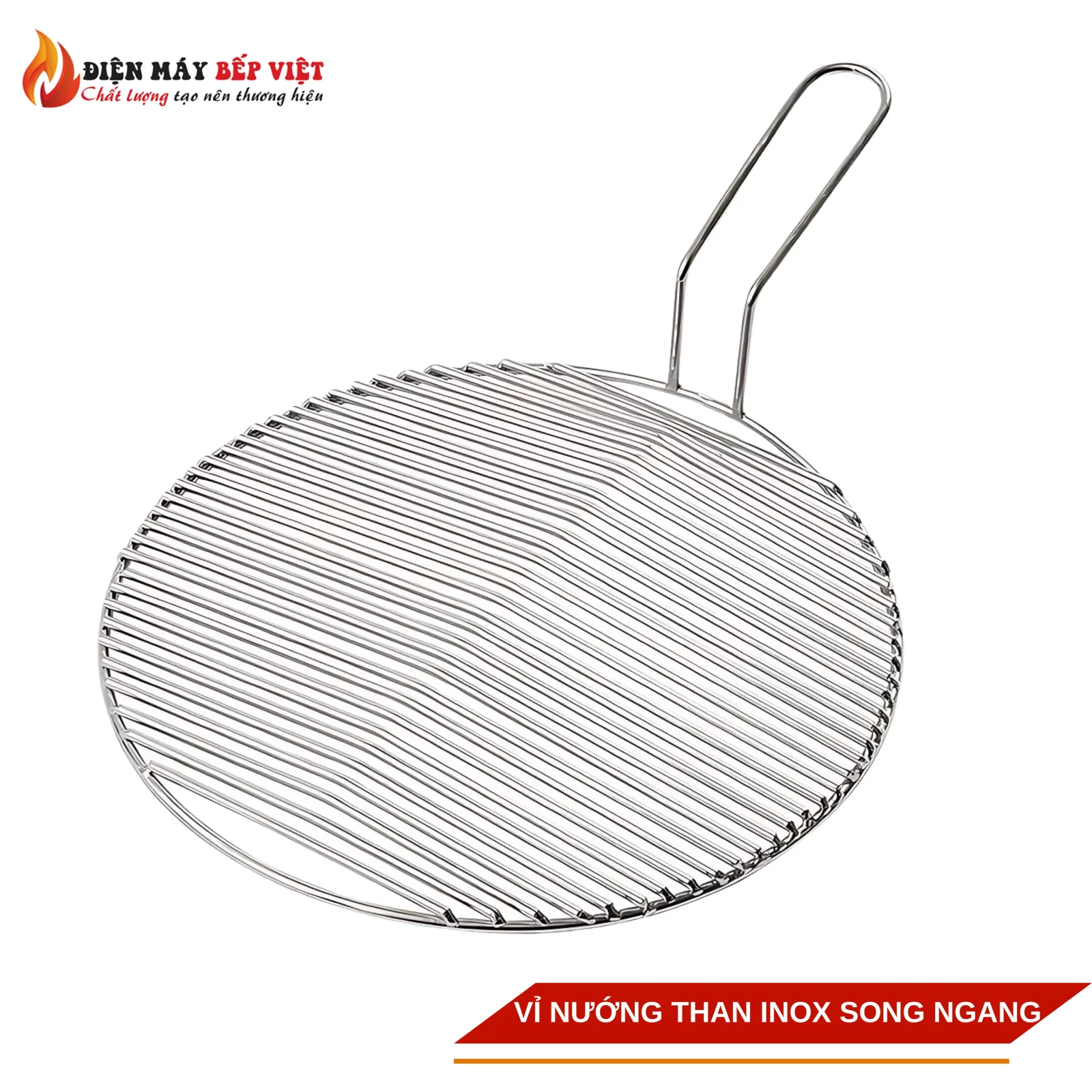Vỉ Nướng Than Inox Song Ngang