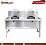 Bếp Á 2 Họng Bầu Gang