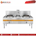 Bếp Á 2 Họng Đất Có Quạt Thổi 1m5